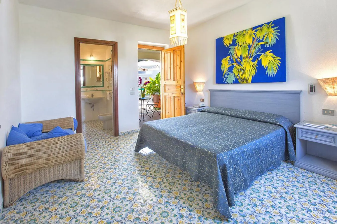 Bedroom, Bed in Hotel La Scogliera