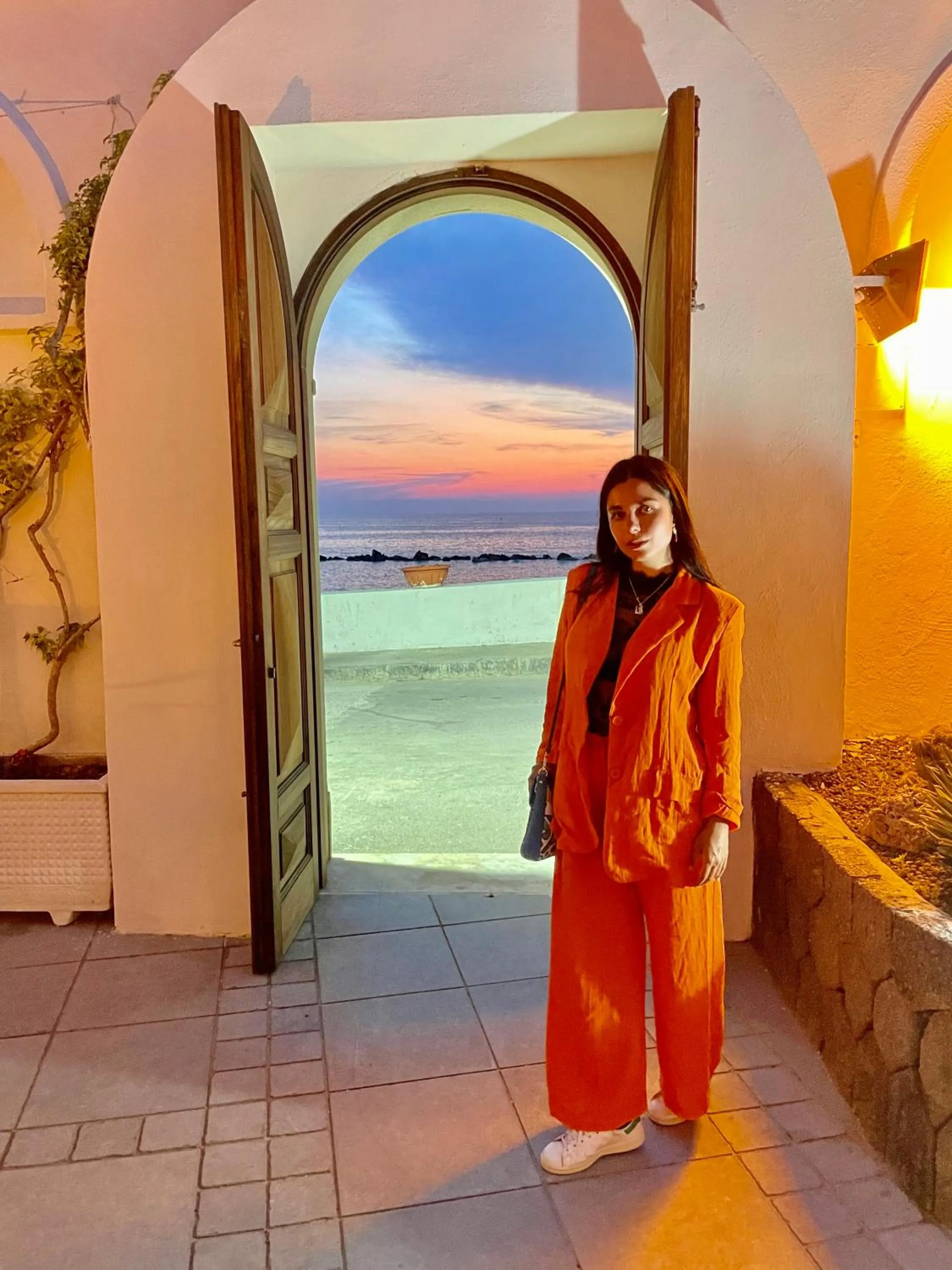 Facade/entrance in Hotel La Scogliera