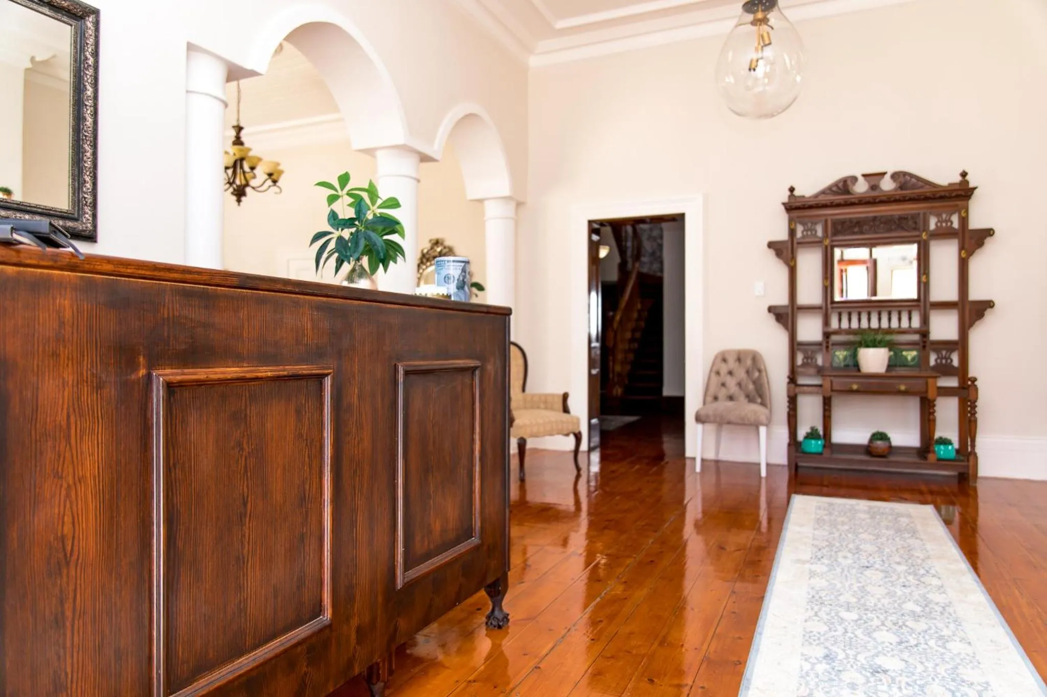 Lobby or reception in Herberg Manor