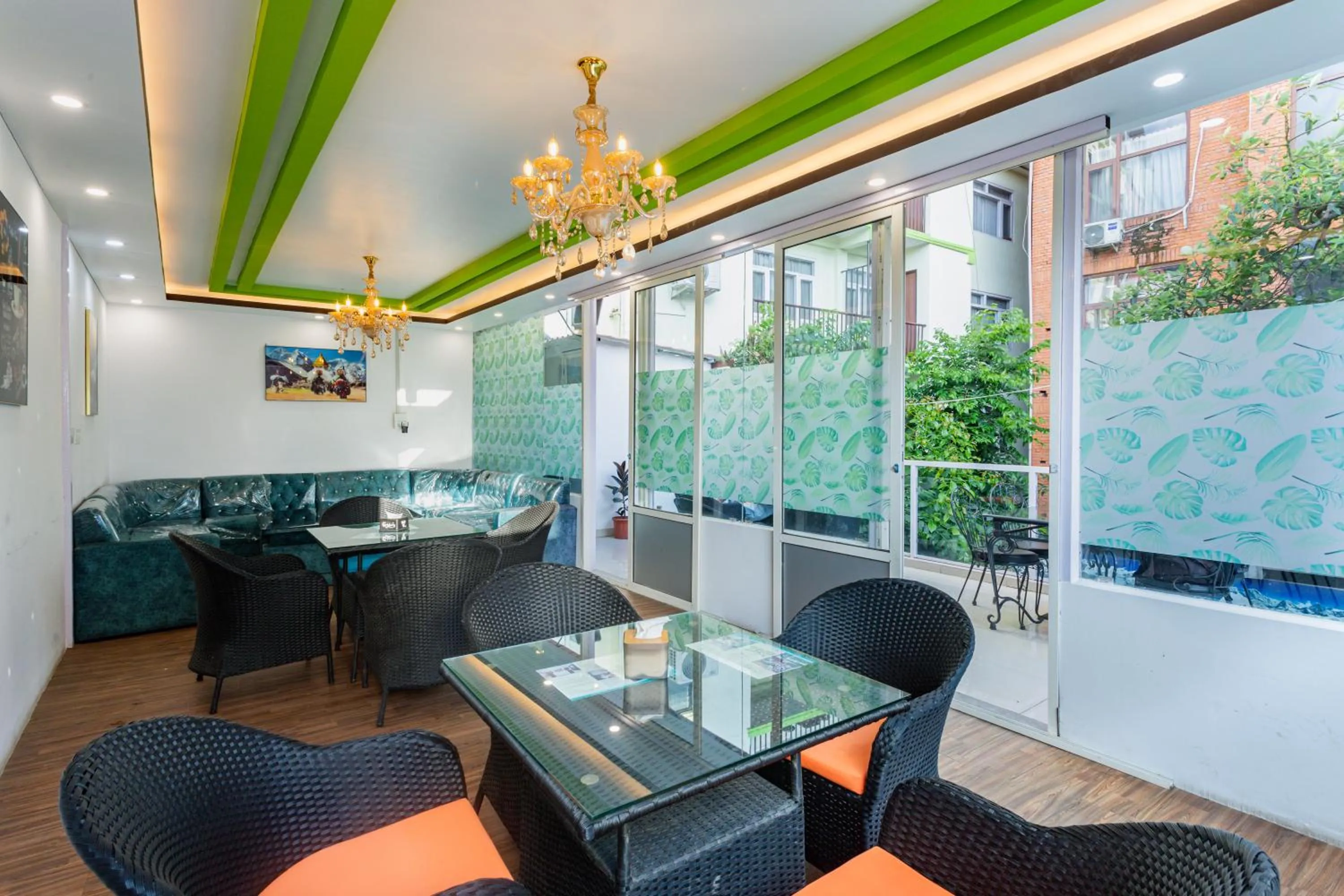 Restaurant/places to eat in Hotel Sapana Garden Thamel