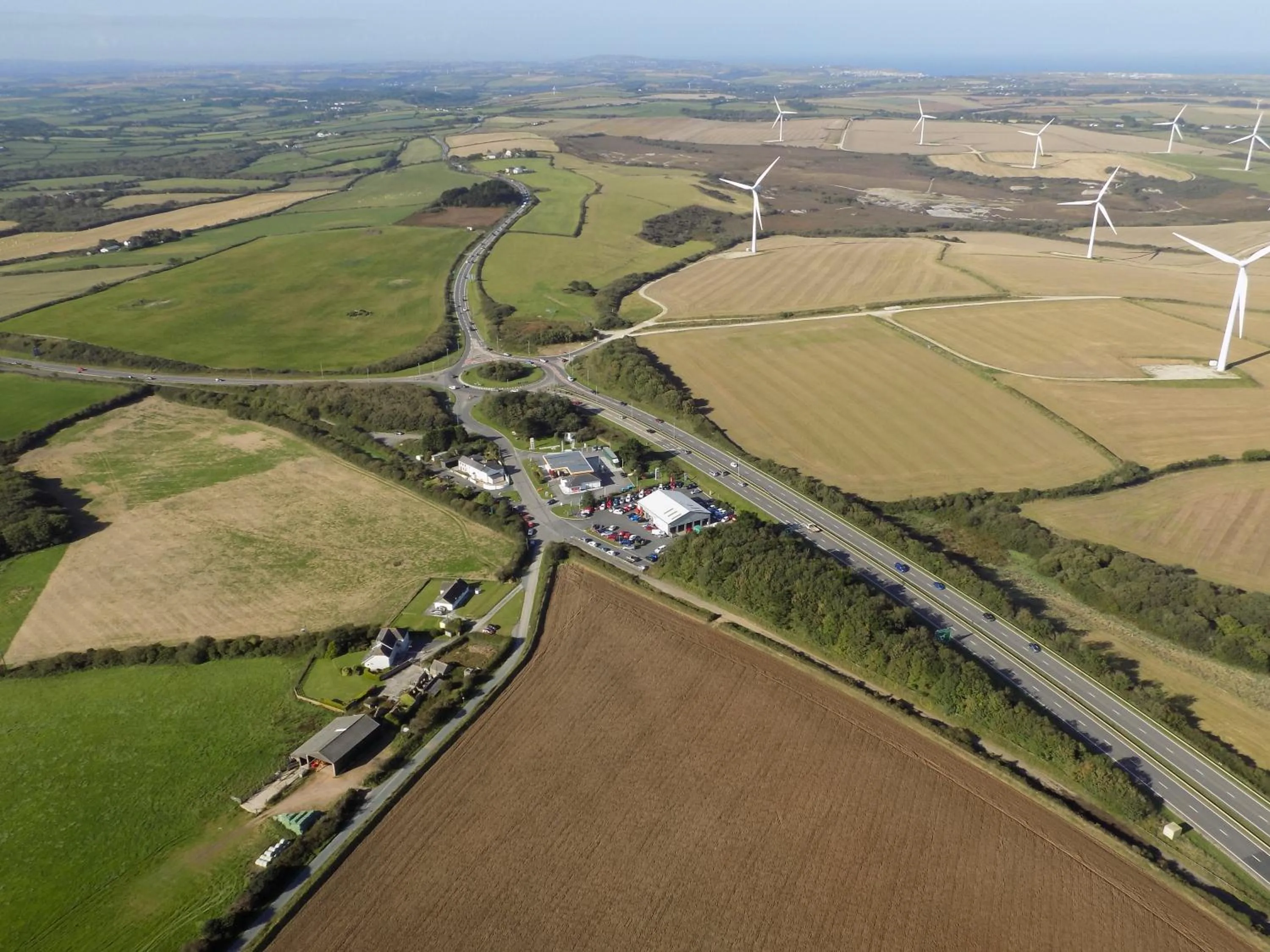 Landmark view in Carland Cross