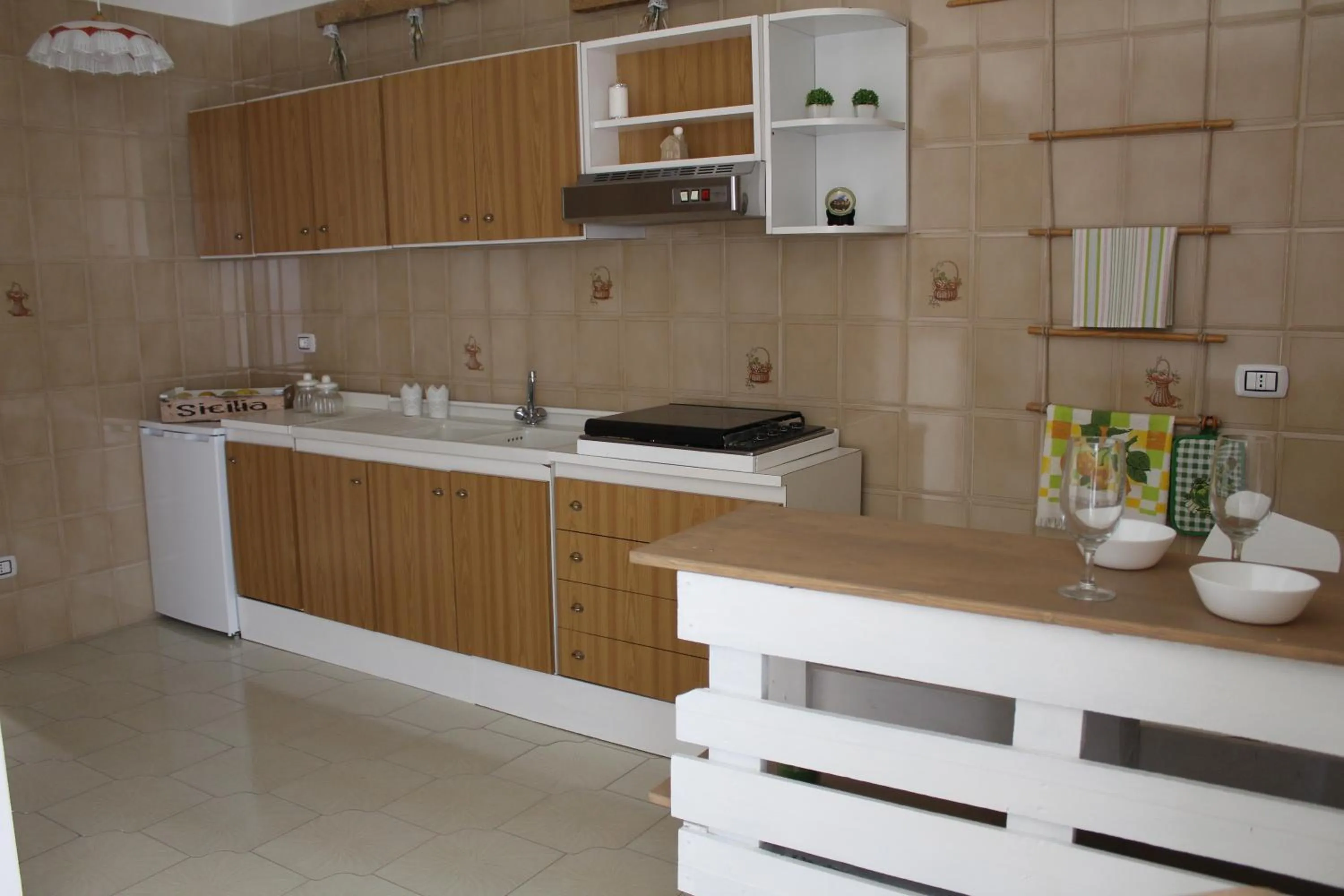 Communal kitchen in Cappuccini Green Relax