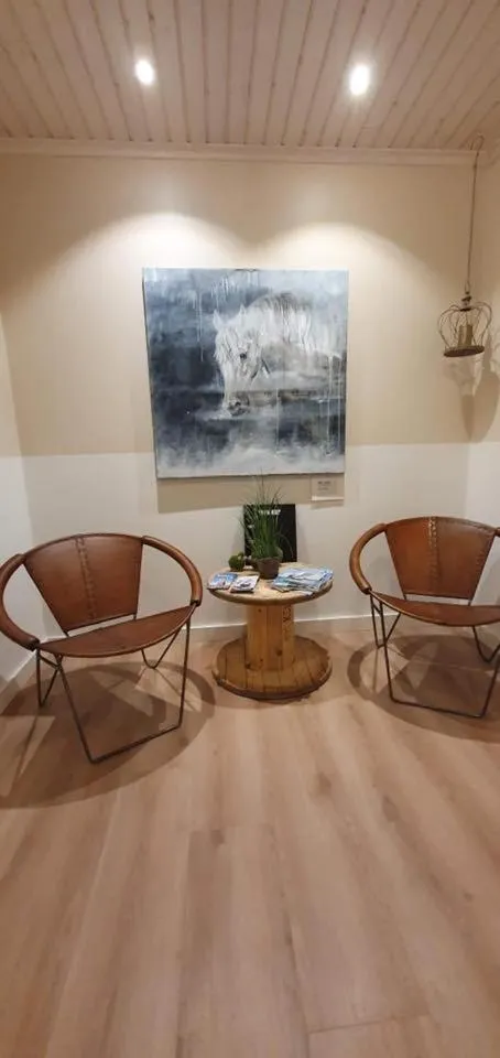 Seating area in Granlunda Gård