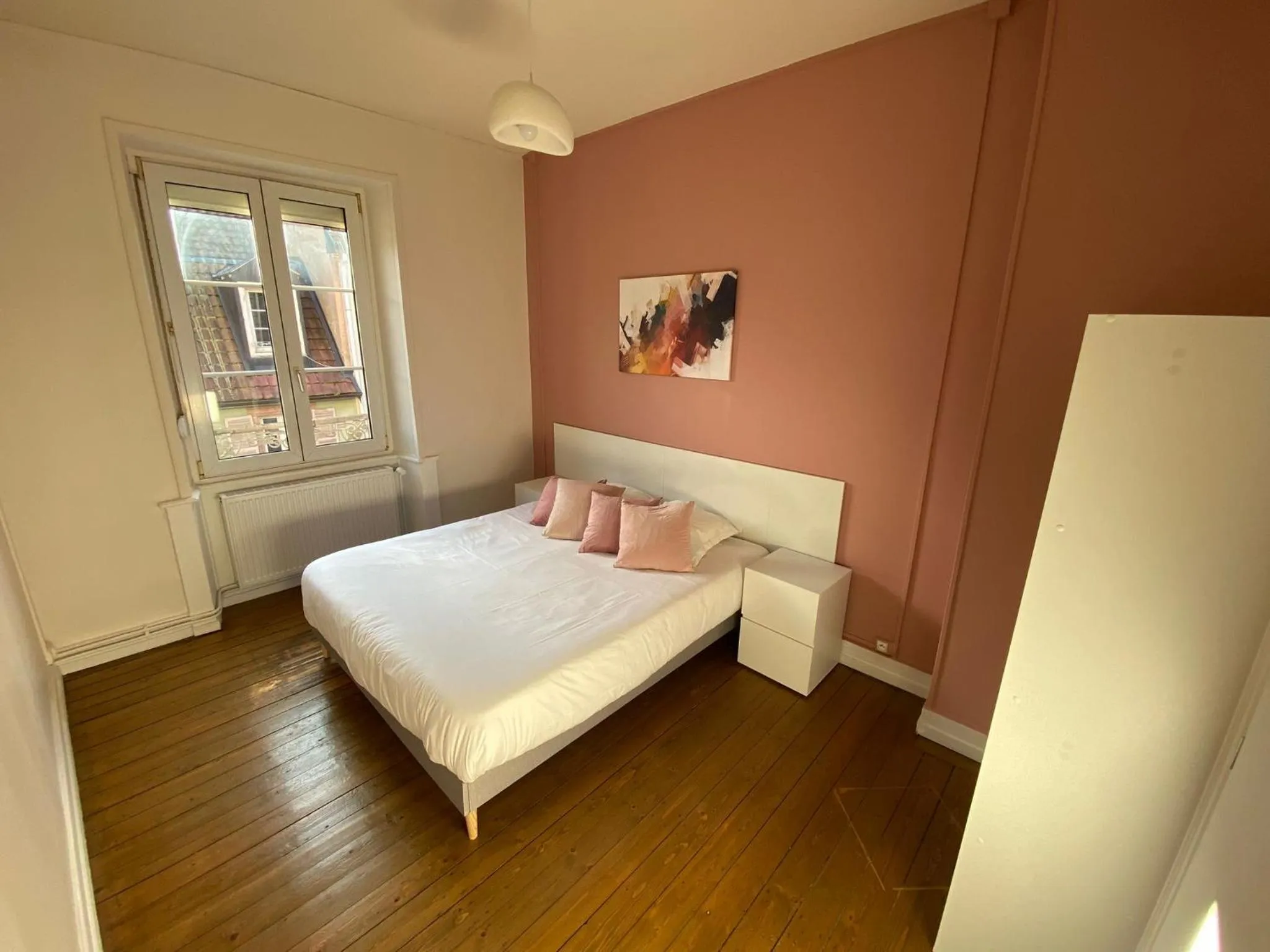 Bed in Hotel-Restaurant St-Christophe