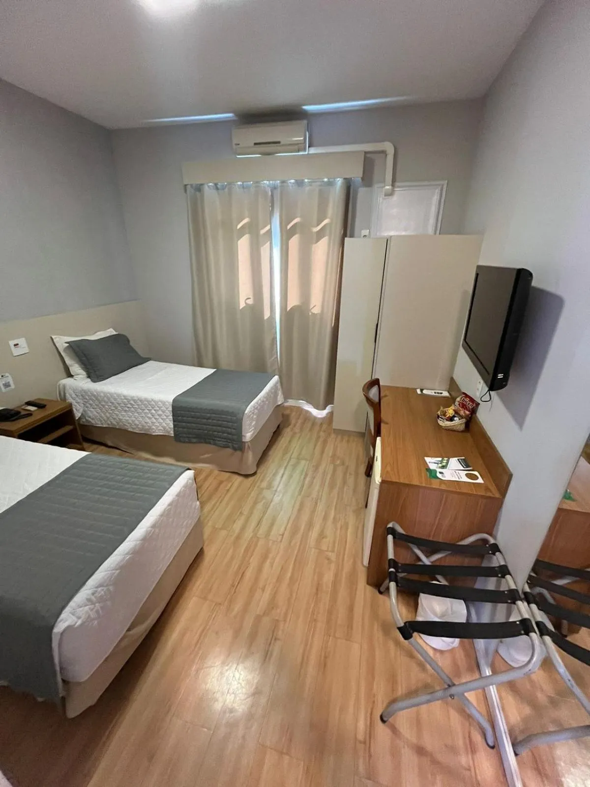 Bedroom, Bed in Hotel Serra de Jundiaí