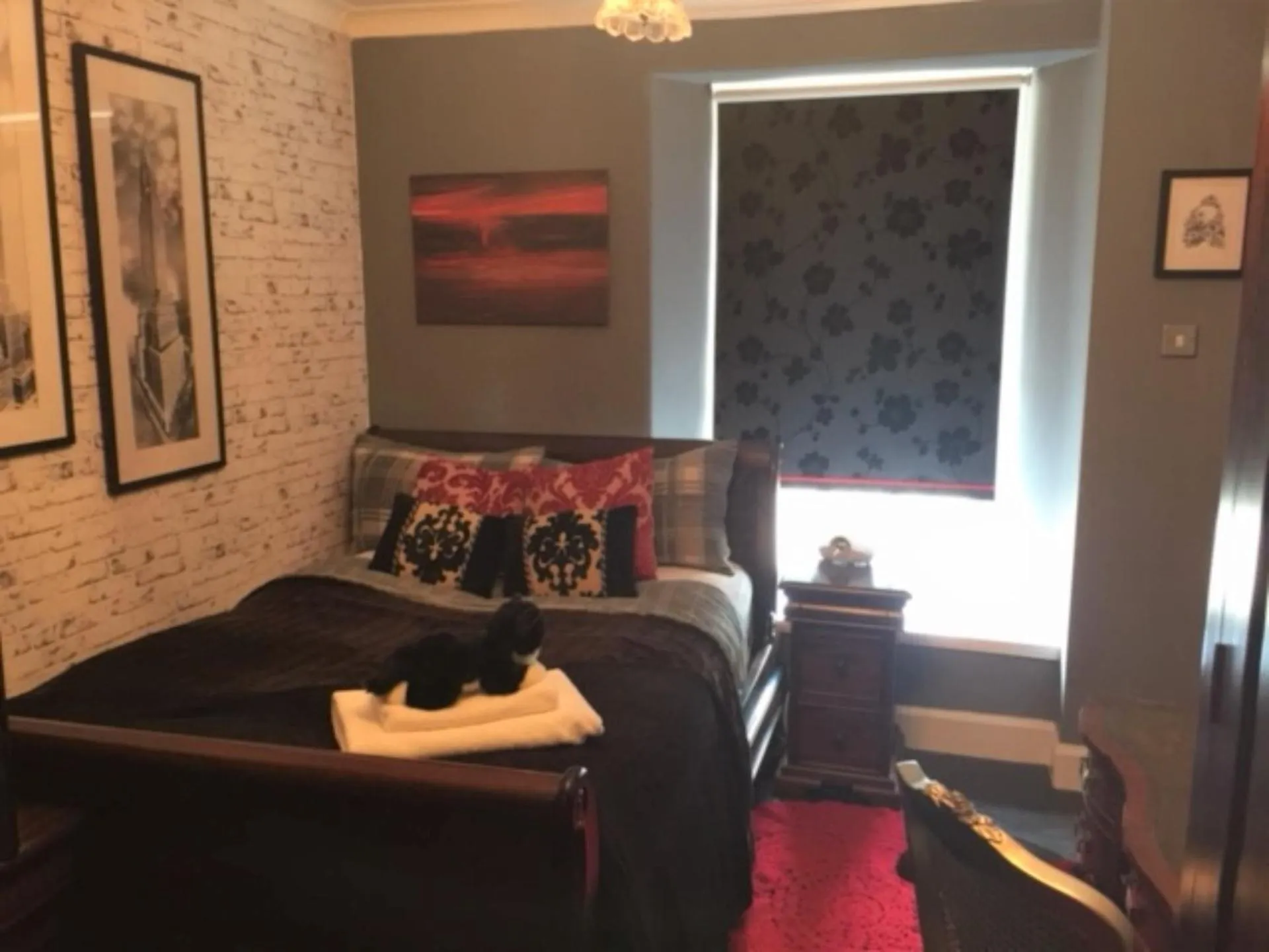 Bedroom in The Clacks Rustic Abode