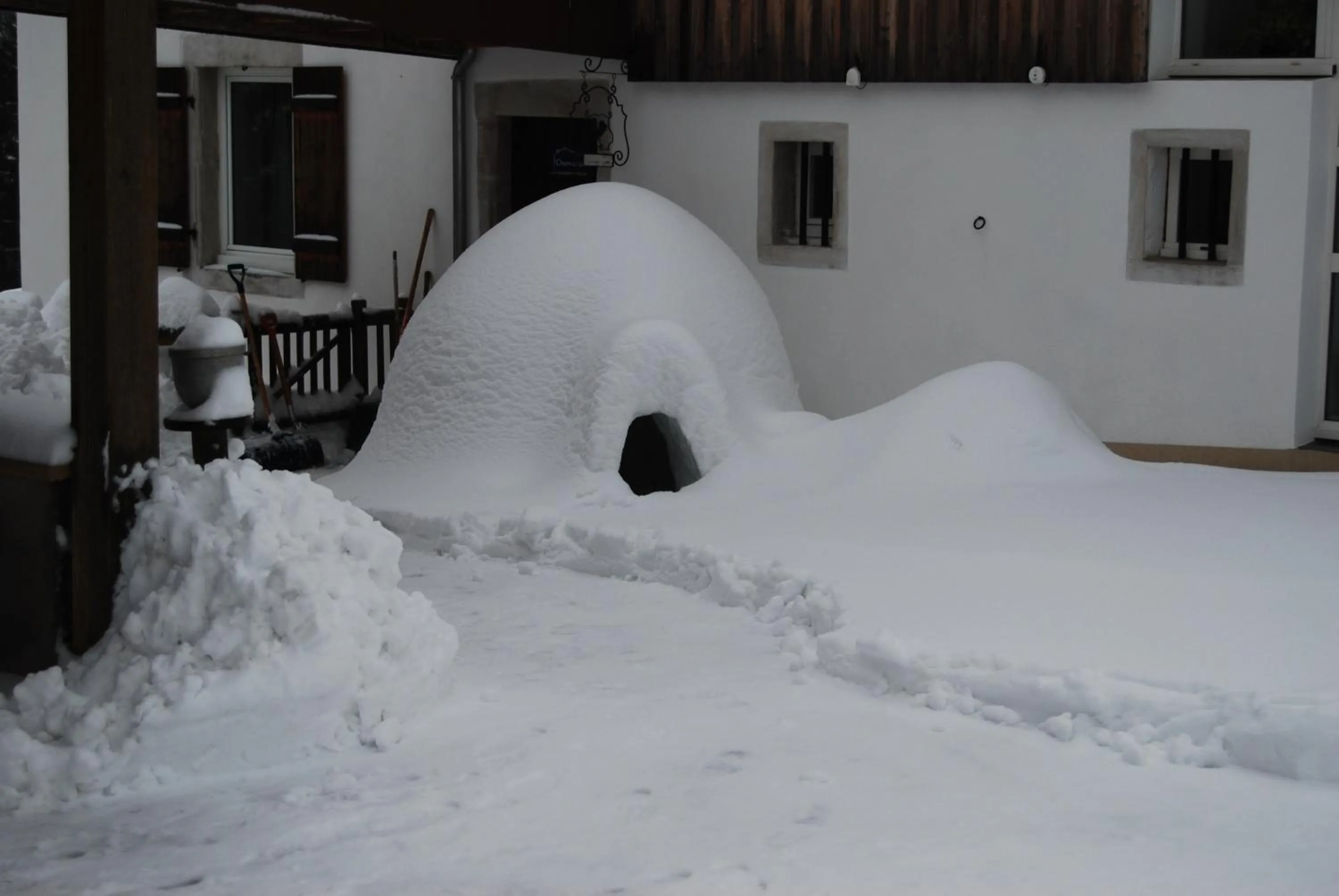 Winter in Chambre d'hôtes Kieffer Le Grand Bienfaisy