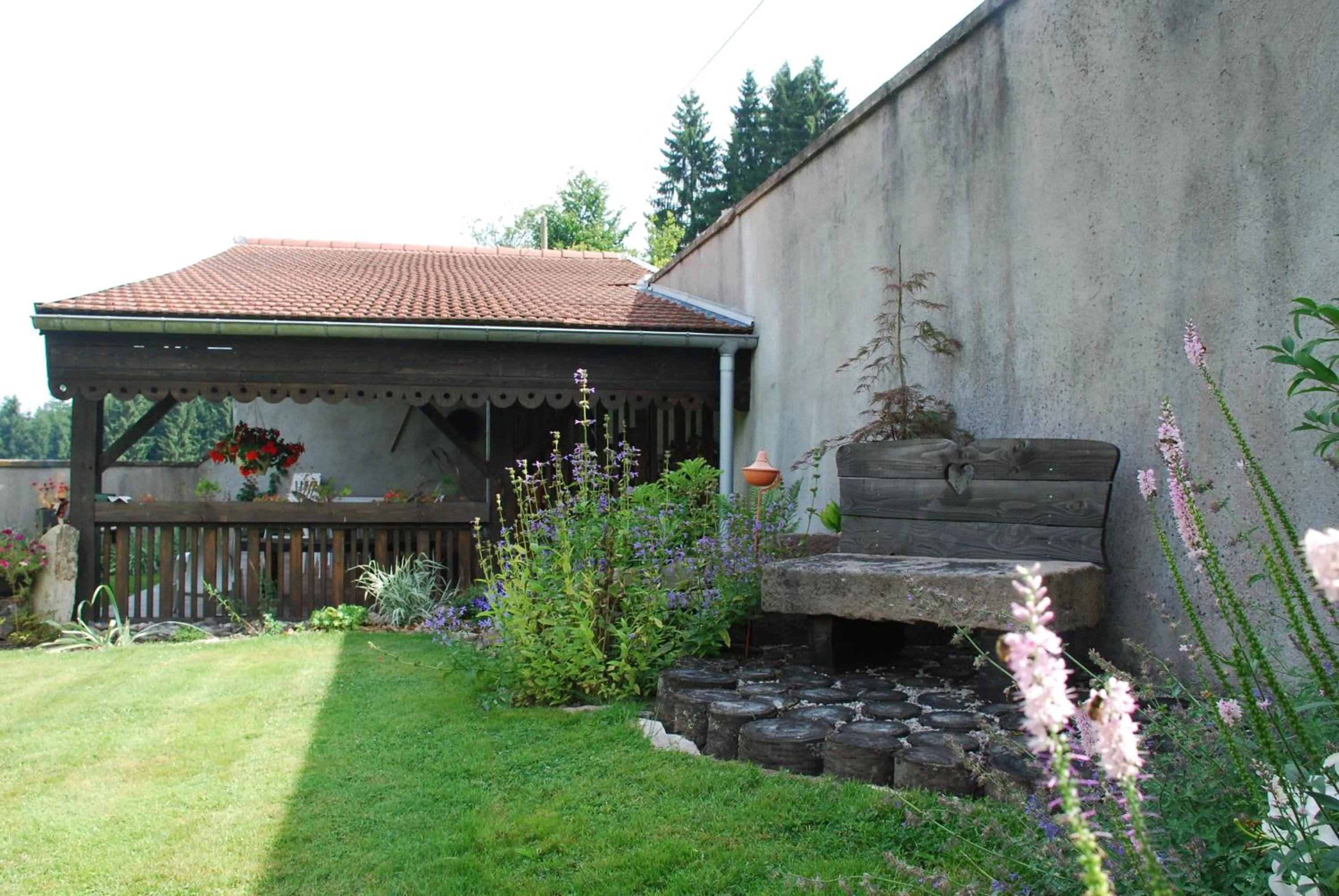 Patio in Chambre d'hôtes Kieffer Le Grand Bienfaisy