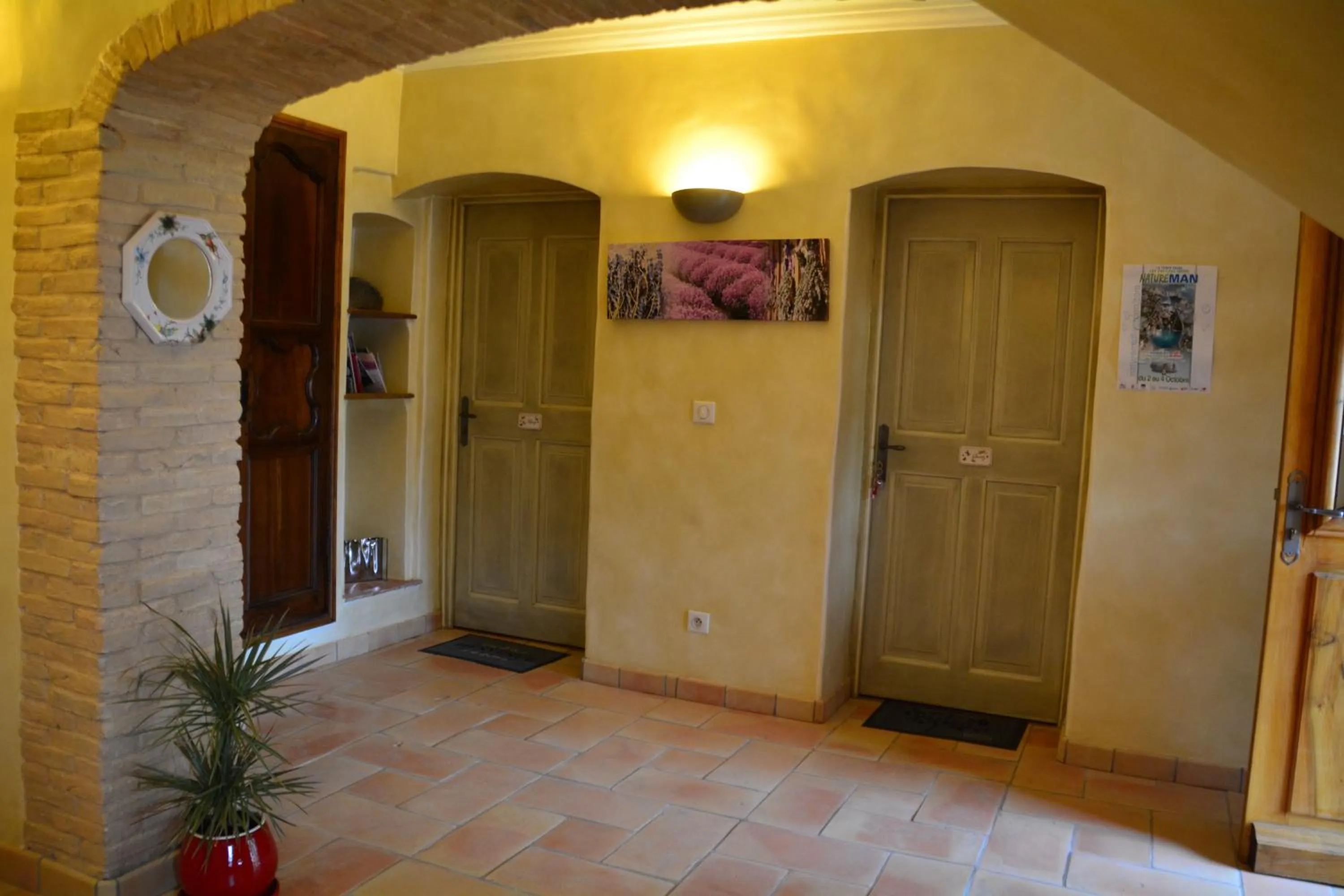 Lobby or reception in Les Jardins de l'Ermitage