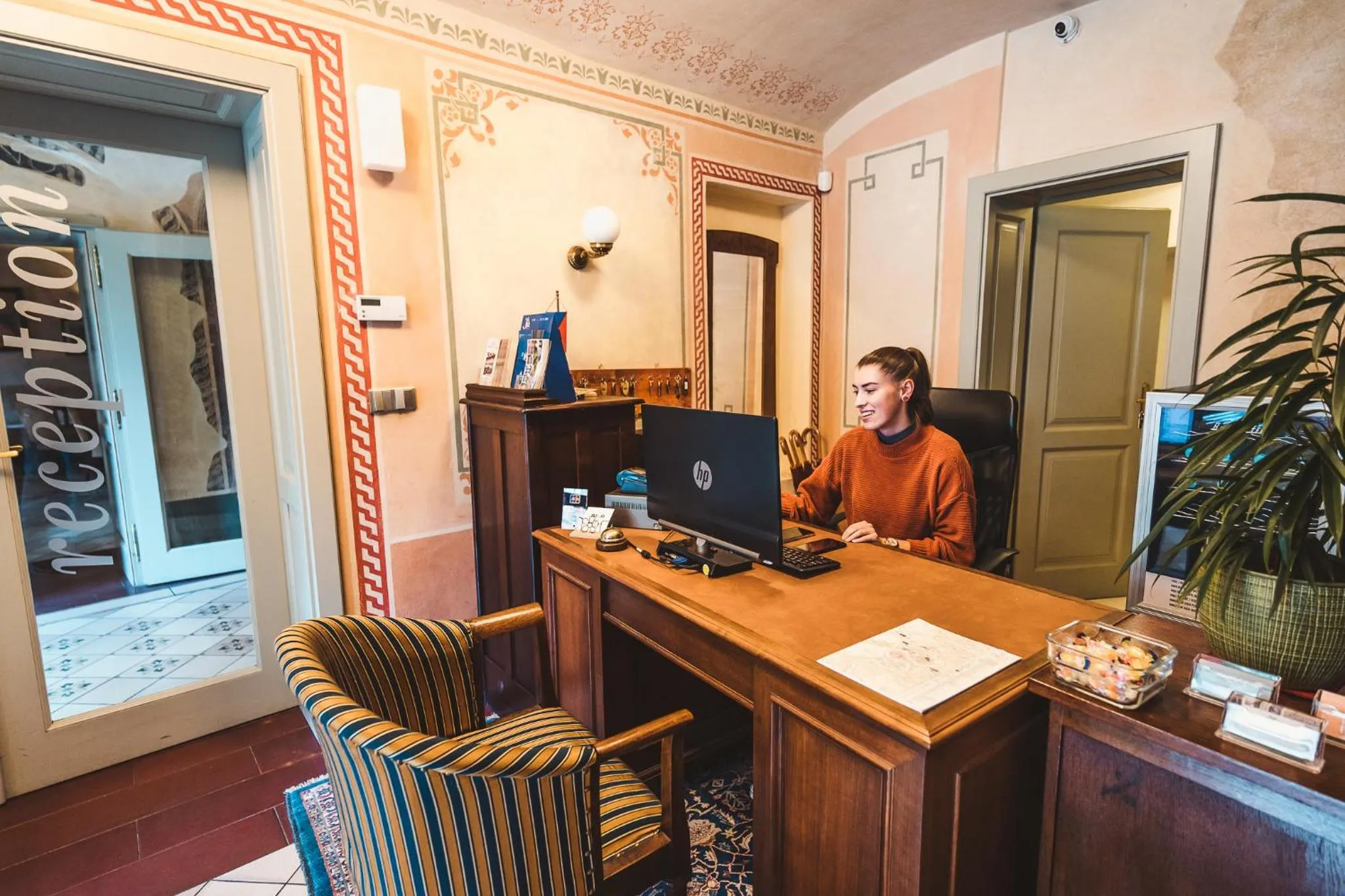 Lobby or reception in Hotel Krčínův Dům
