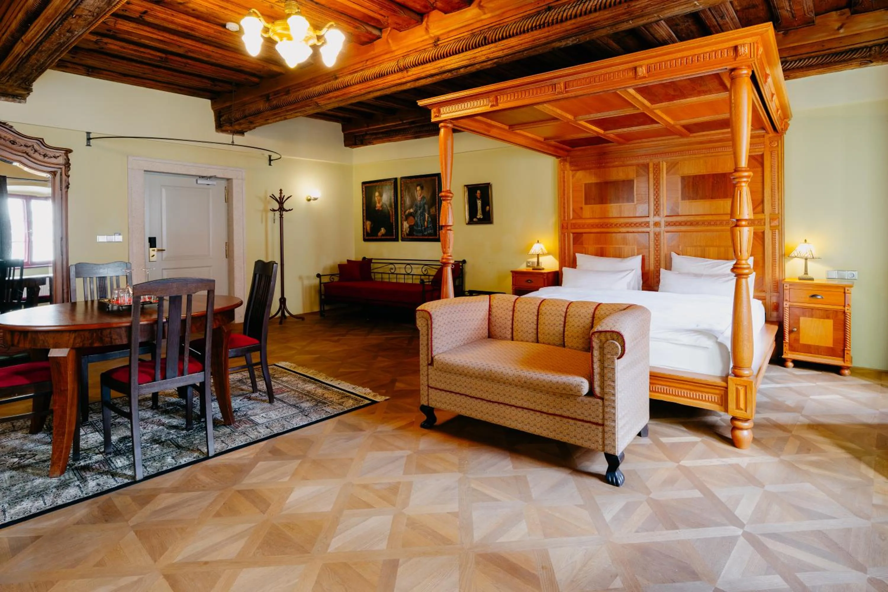 Bed in Hotel Krčínův Dům