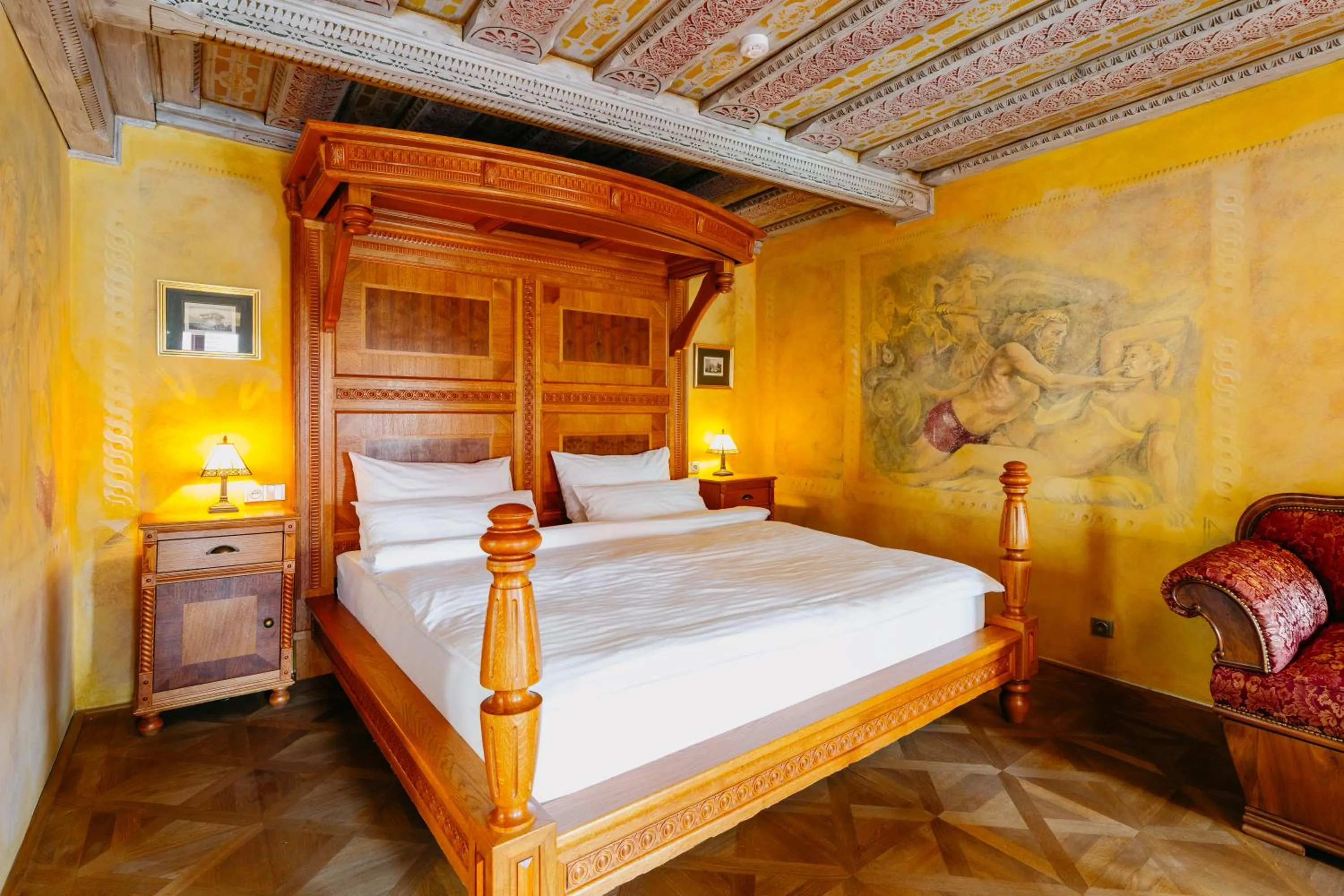 Bed in Hotel Krčínův Dům