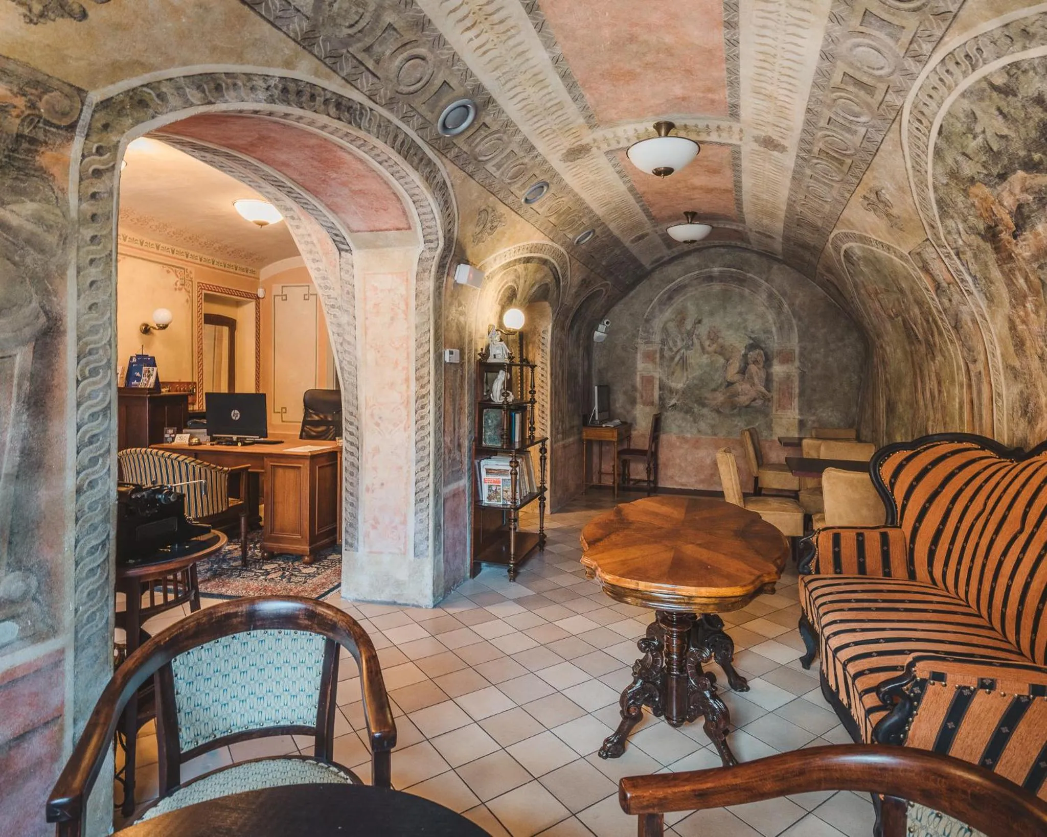 Lobby or reception in Hotel Krčínův Dům