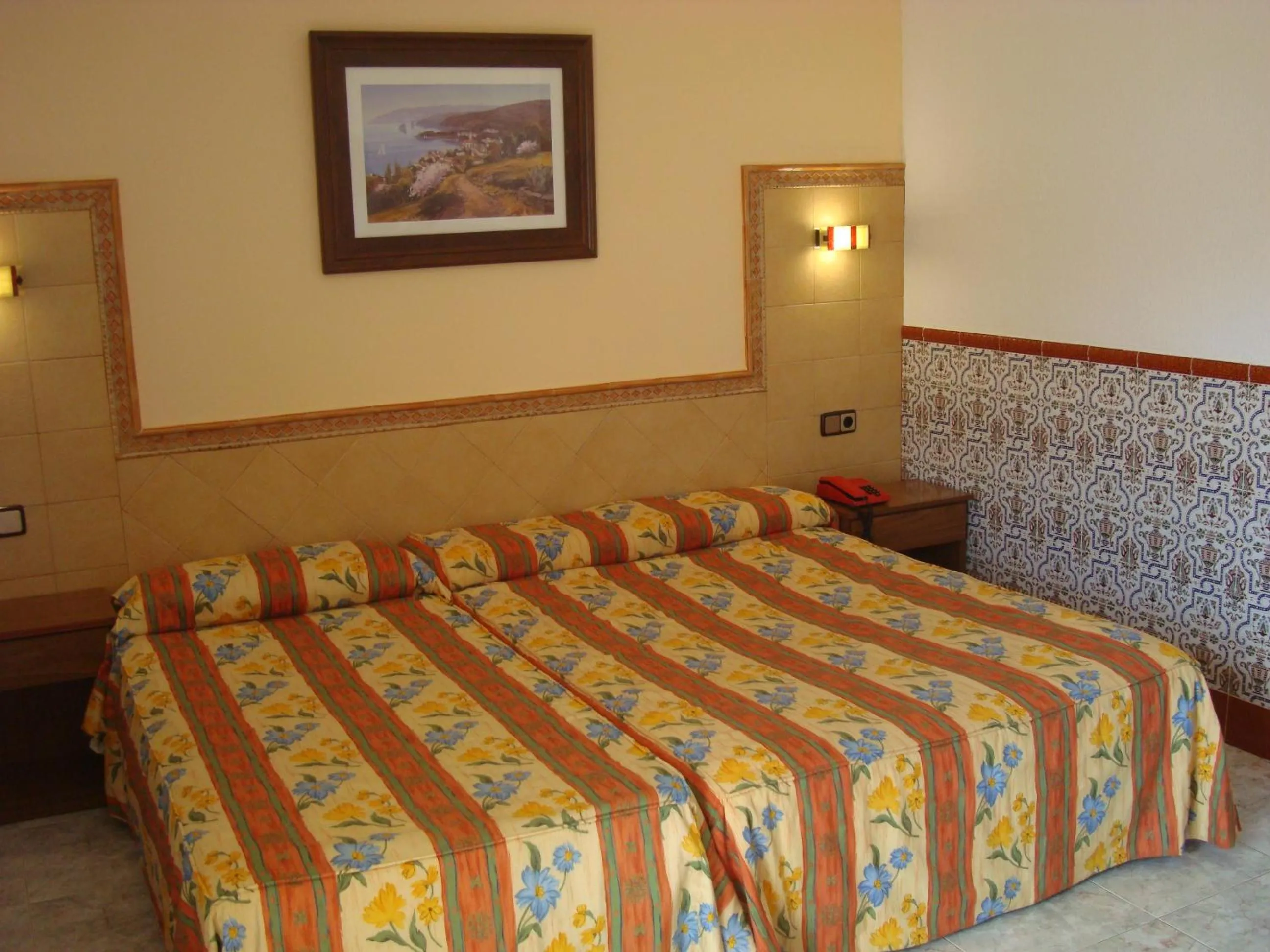 Bed in Hotel Univers