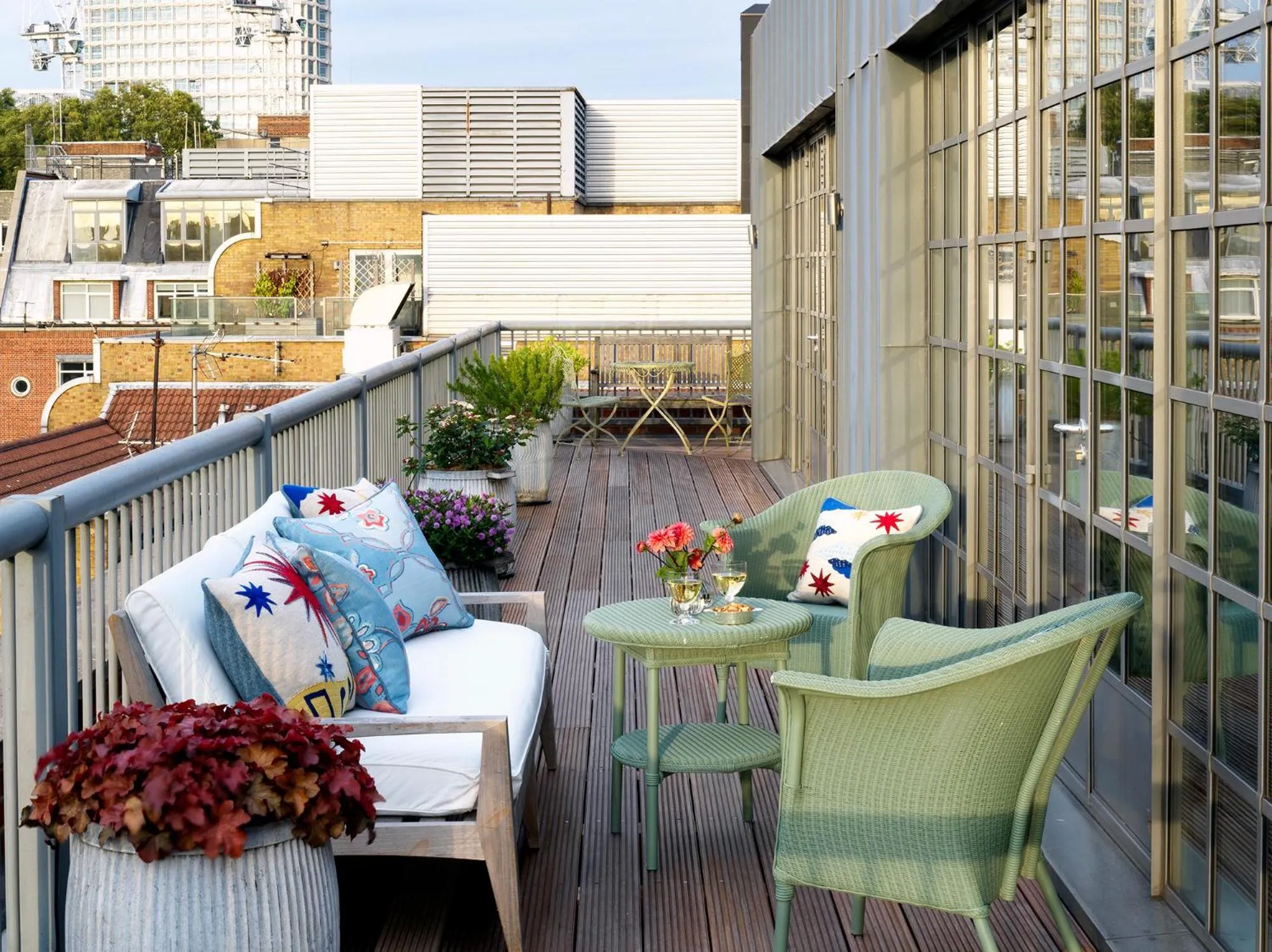 Balcony/Terrace in The Soho Hotel, Firmdale Hotels