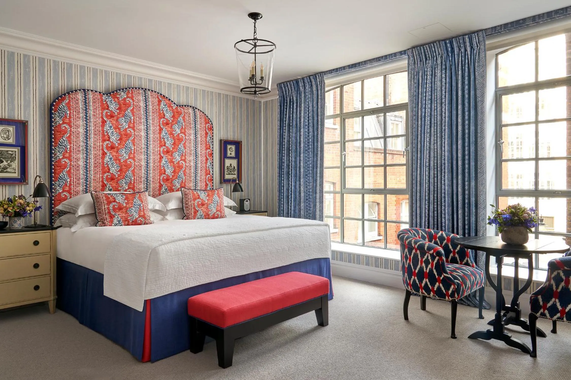 Bed in The Soho Hotel, Firmdale Hotels