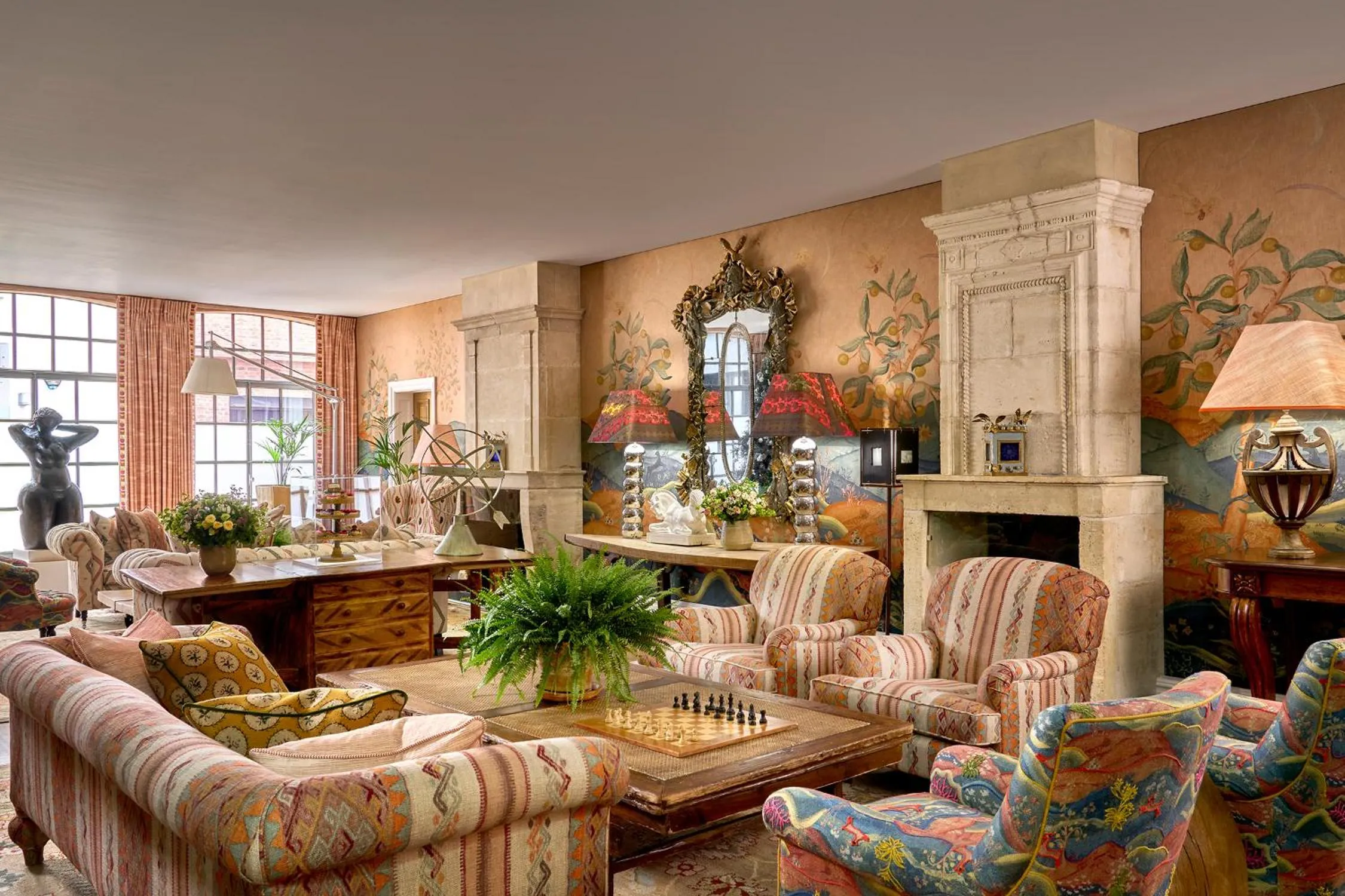 Lobby or reception in The Soho Hotel, Firmdale Hotels