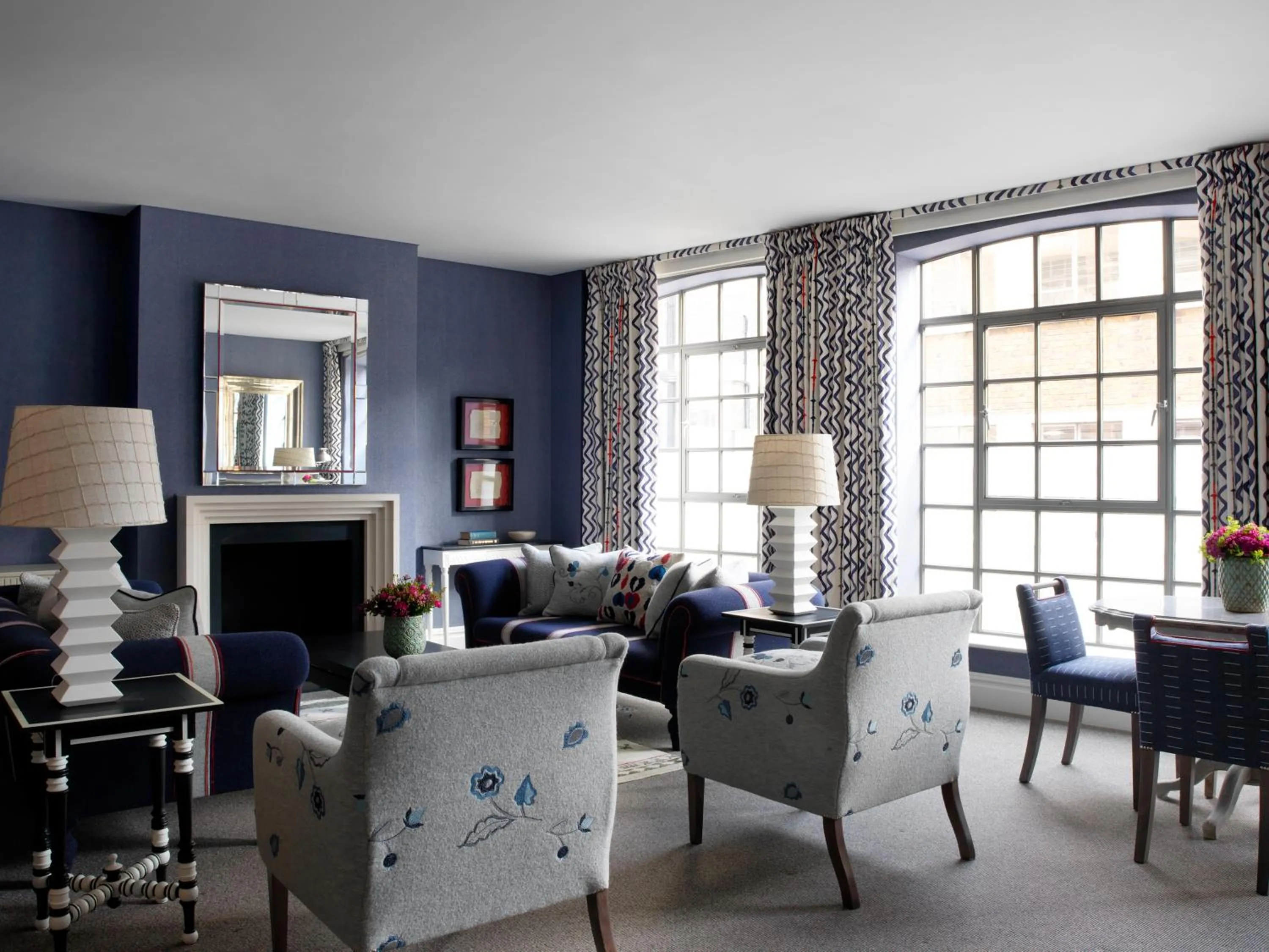 Bedroom in The Soho Hotel, Firmdale Hotels