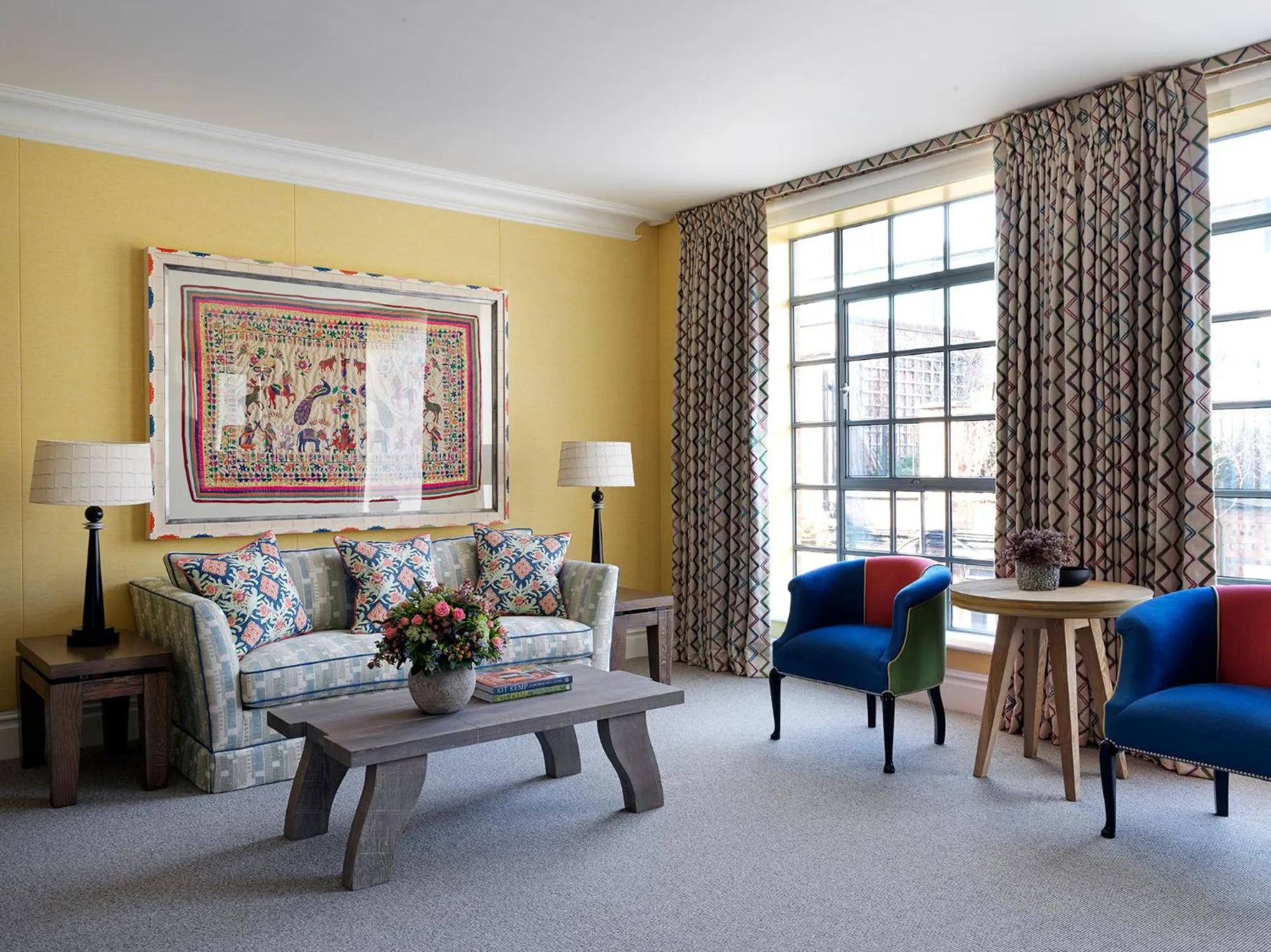 Bedroom in The Soho Hotel, Firmdale Hotels