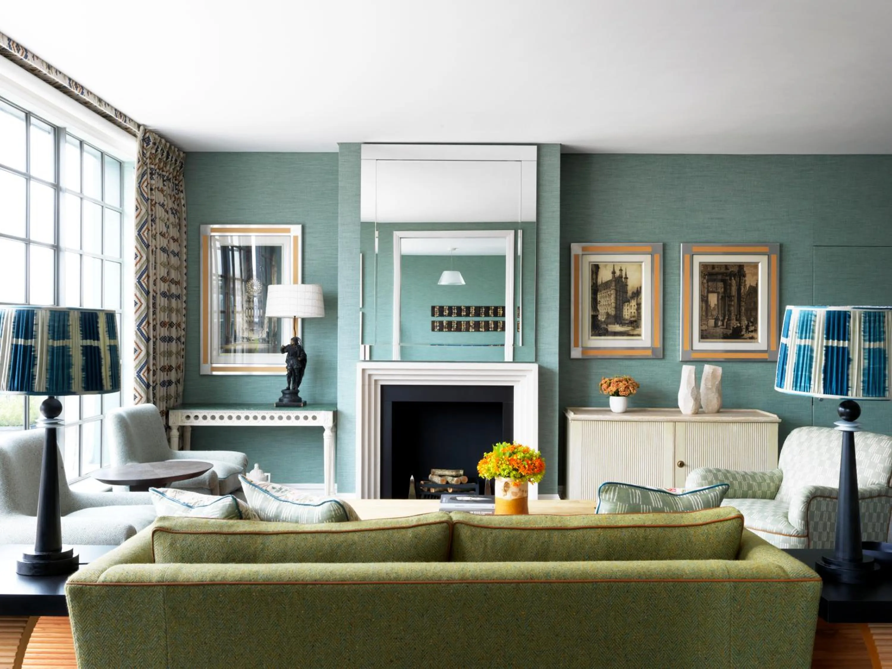 Living room in The Soho Hotel, Firmdale Hotels