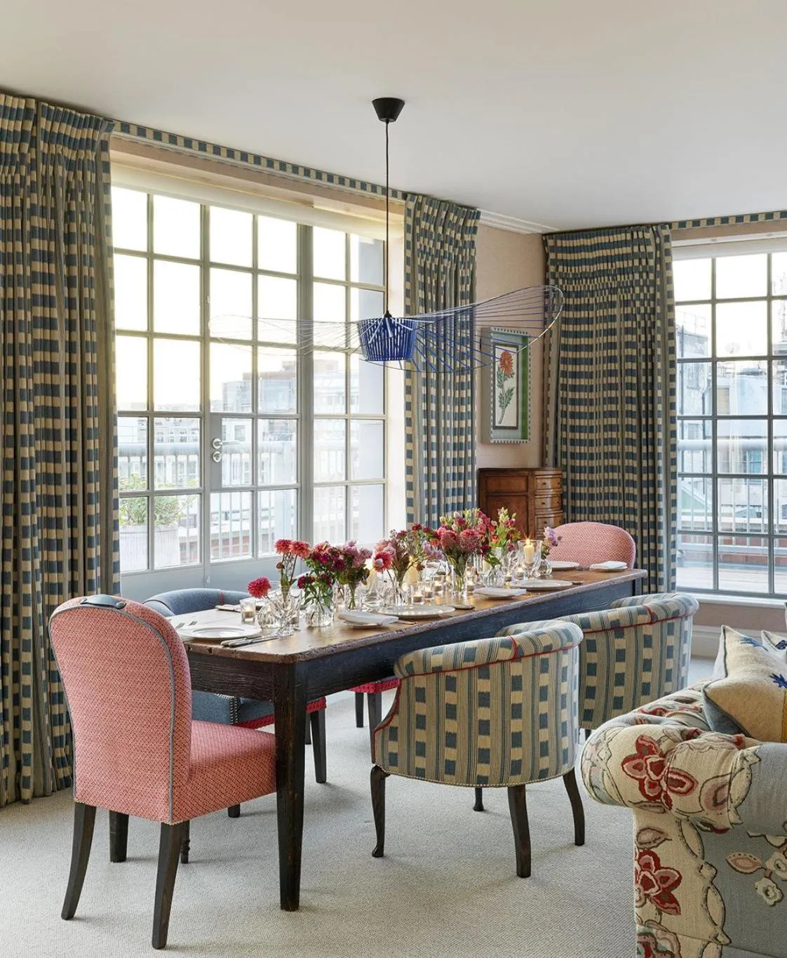 Dinner in The Soho Hotel, Firmdale Hotels