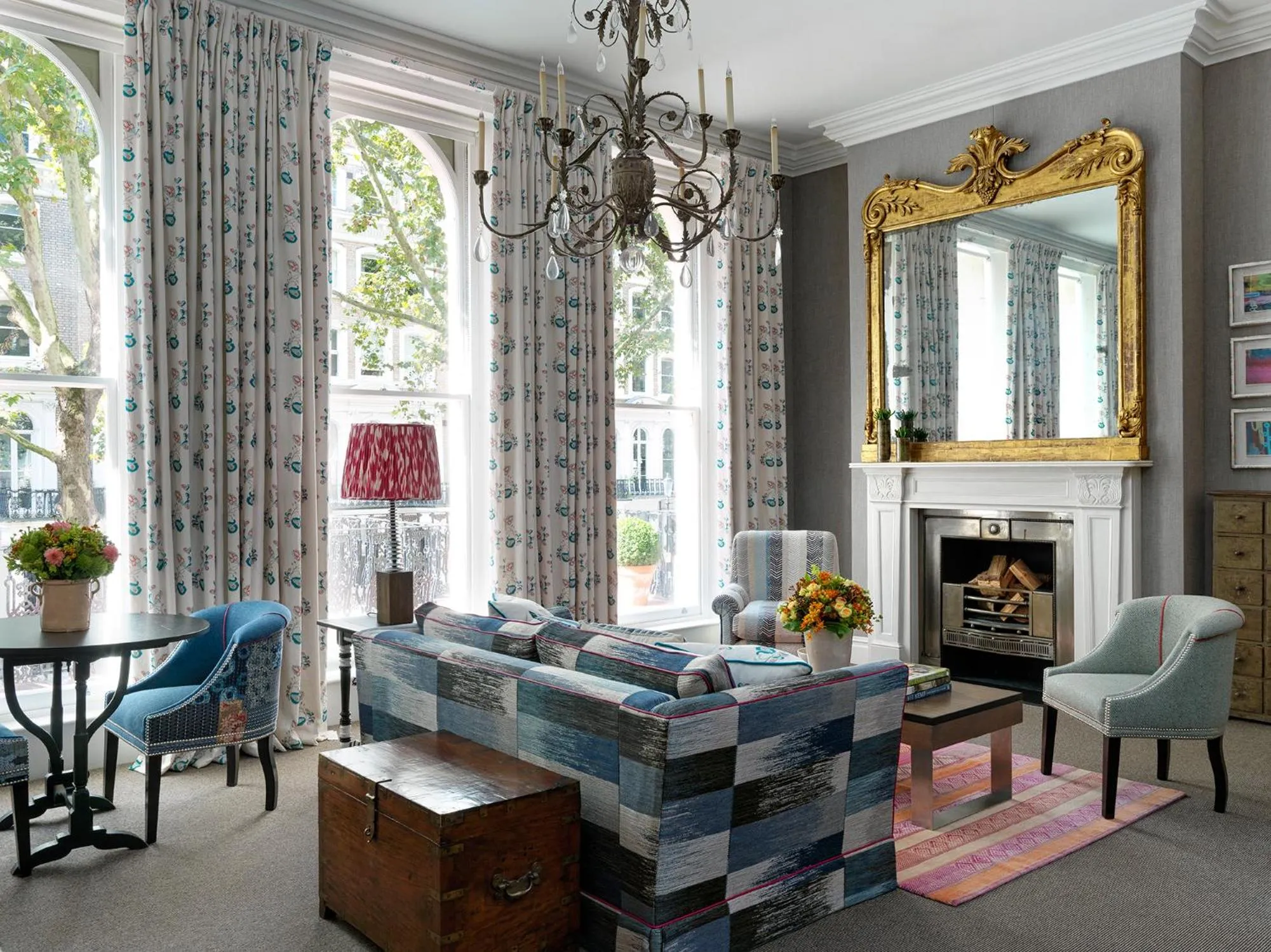 Bedroom in Knightsbridge Hotel, Firmdale Hotels
