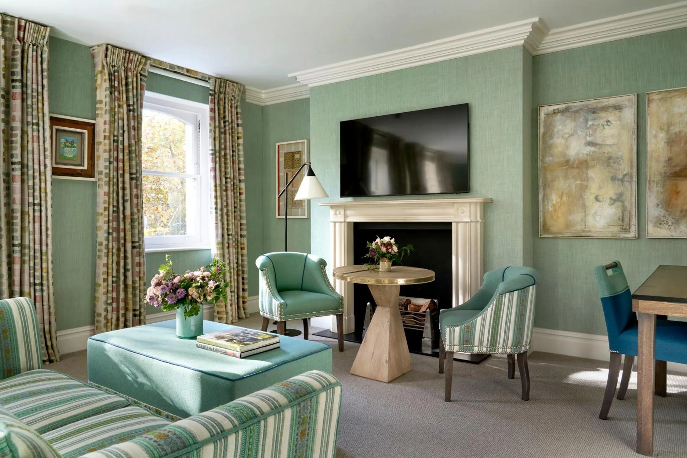 Seating area in Knightsbridge Hotel, Firmdale Hotels