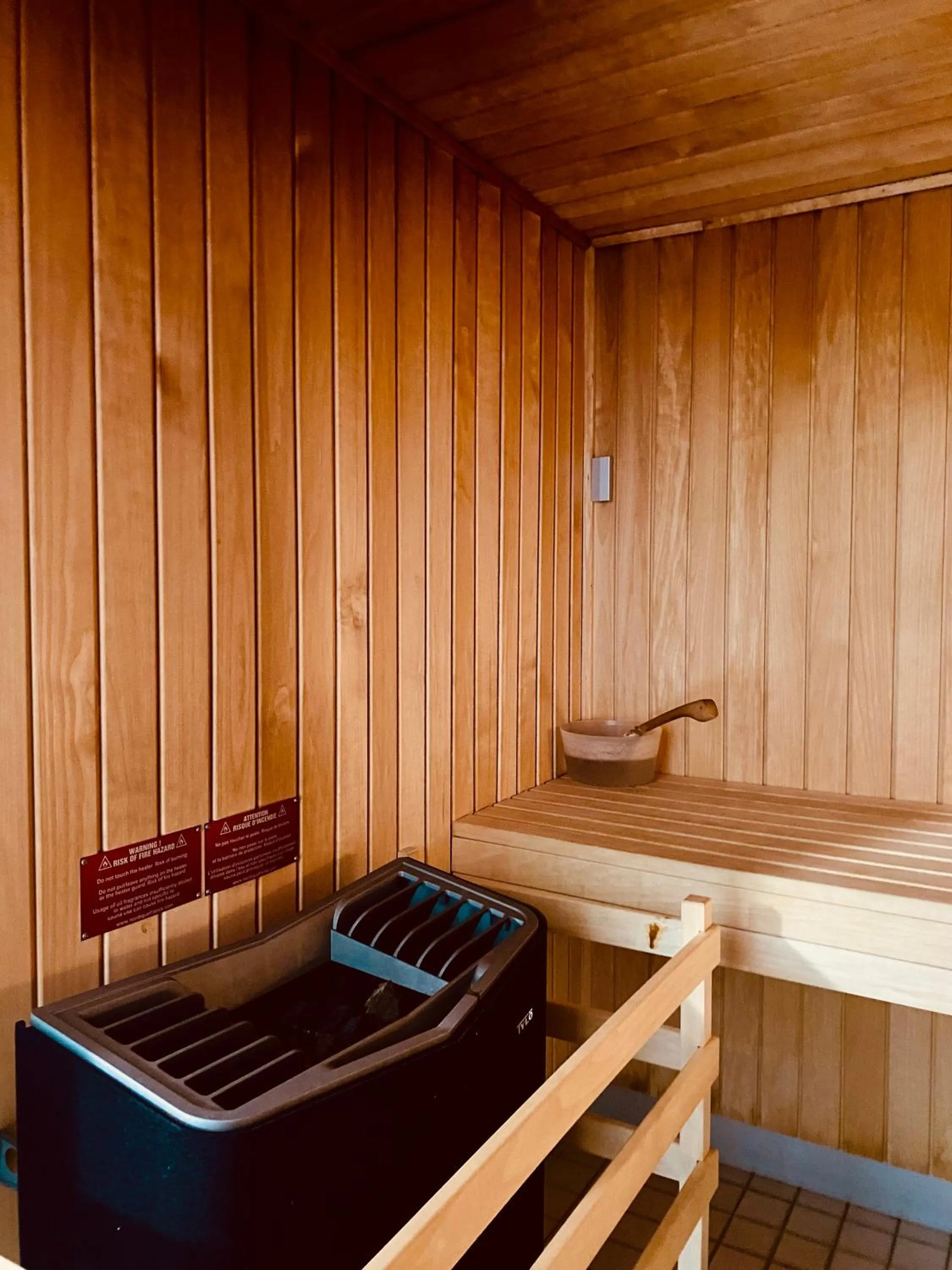 Sauna in Résidence Le Grand Tétras- SPA THERMAL INCLUS