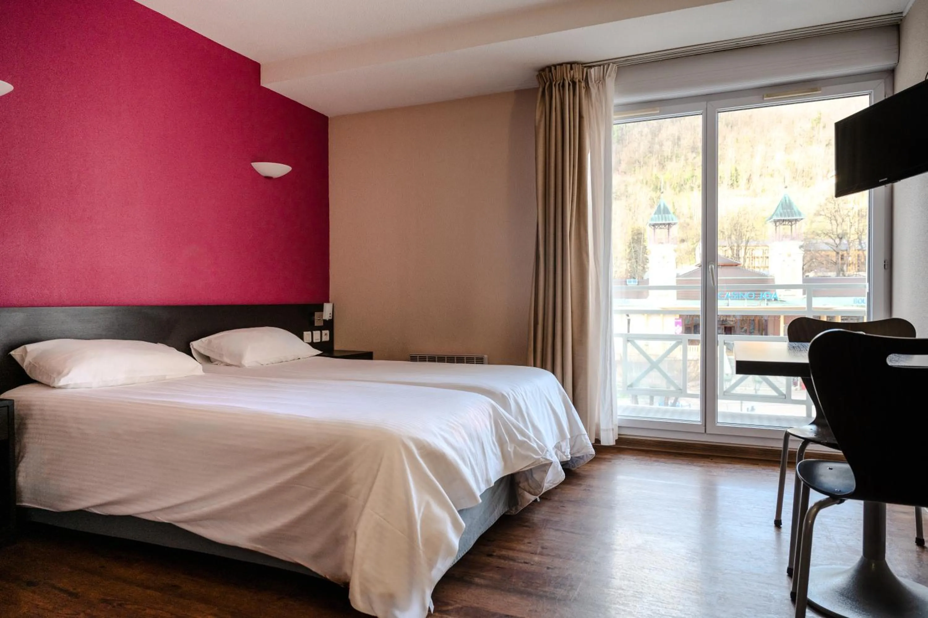 Bed in Résidence Le Grand Tétras- SPA THERMAL INCLUS