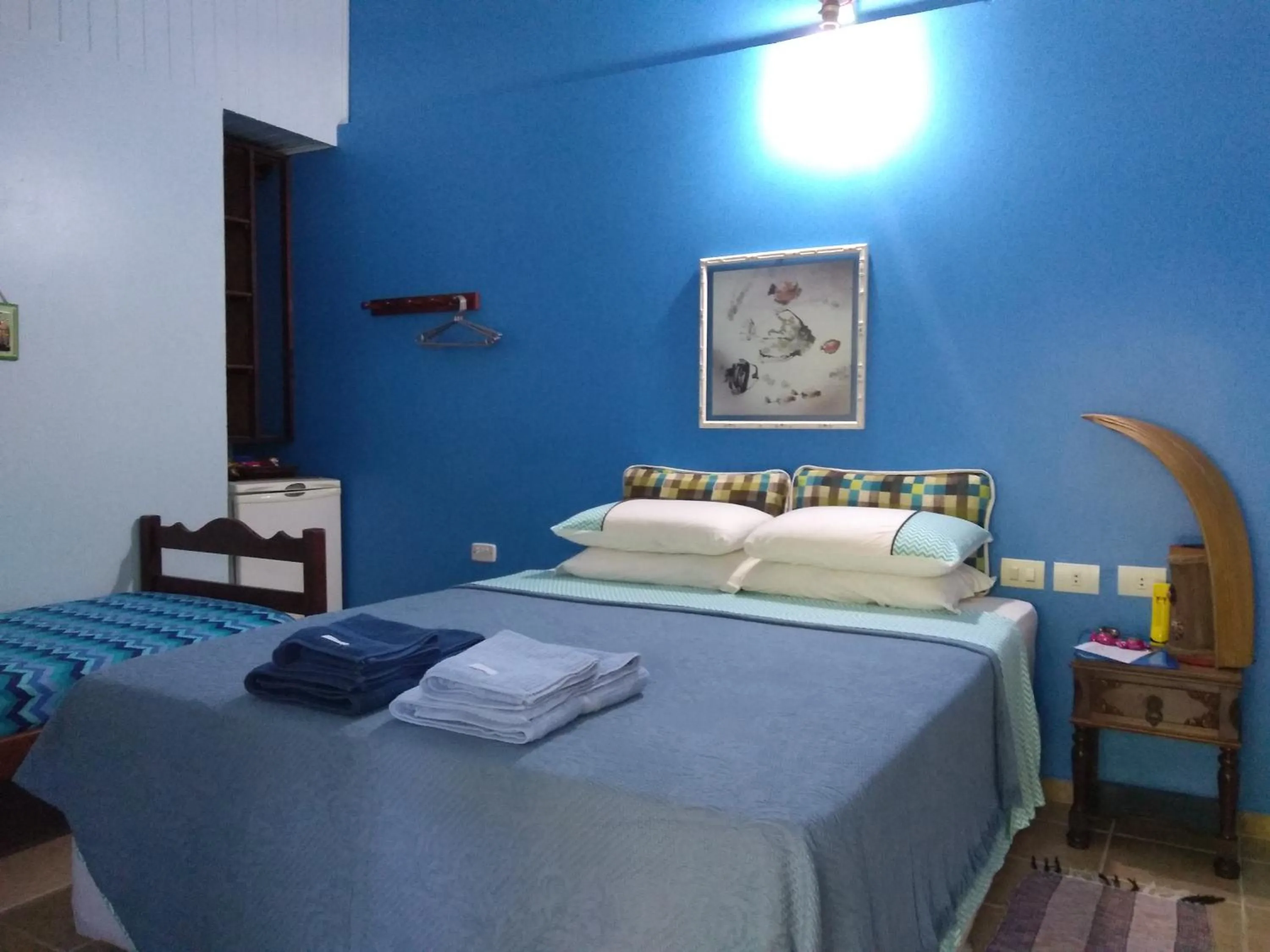 Bed in Pousada Enseada das Conchas