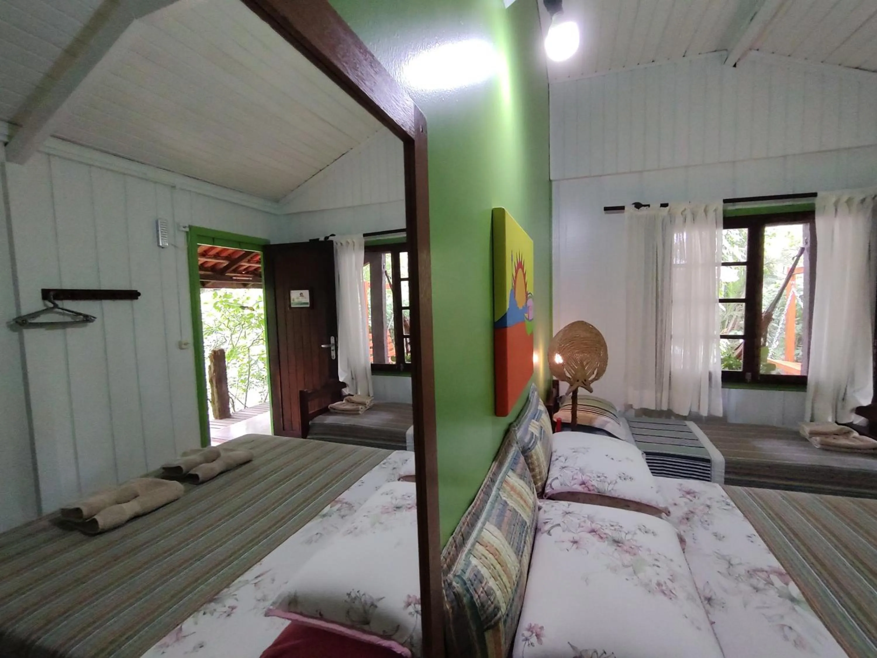 Bed in Pousada Enseada das Conchas