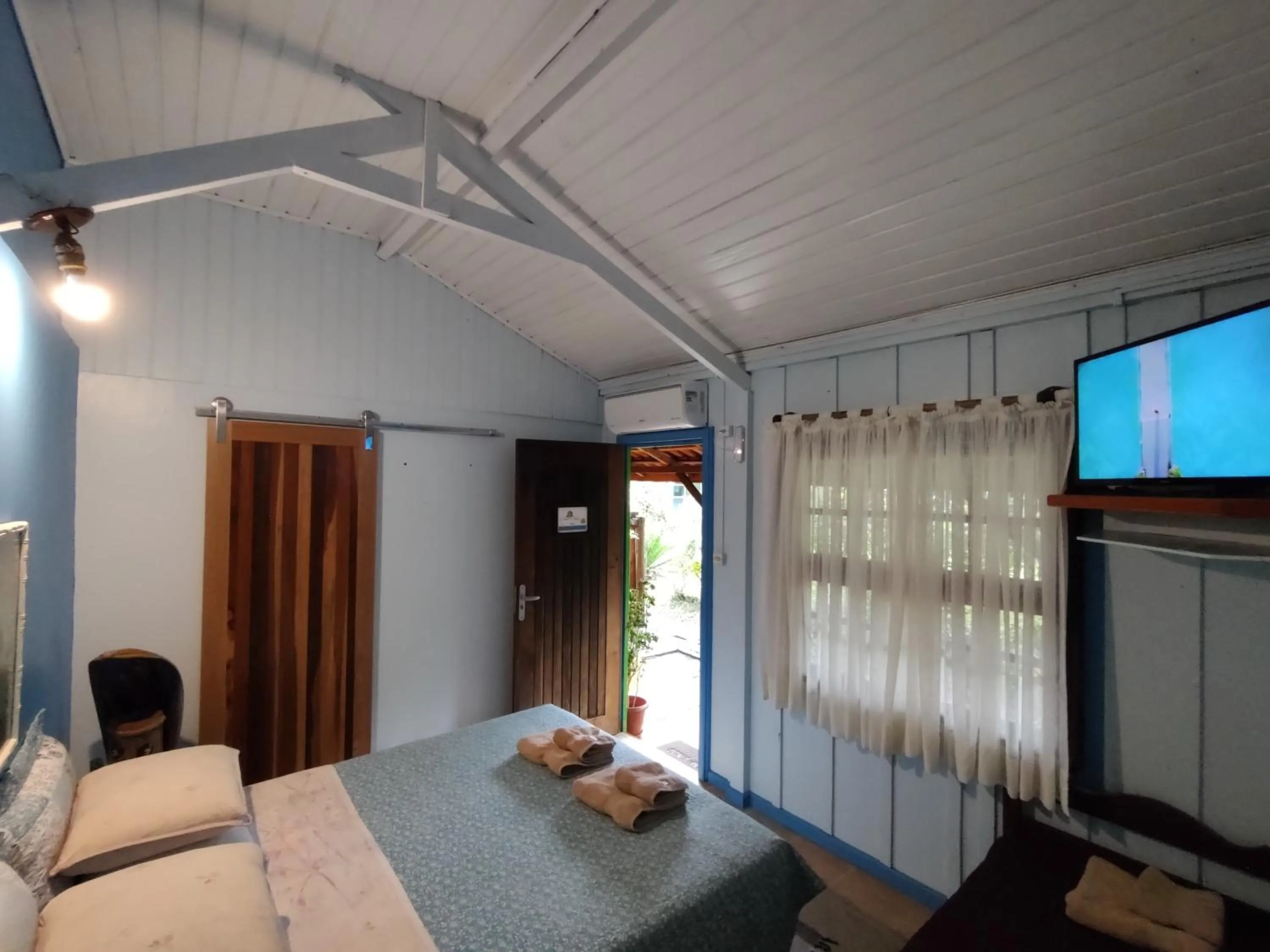 Bed in Pousada Enseada das Conchas