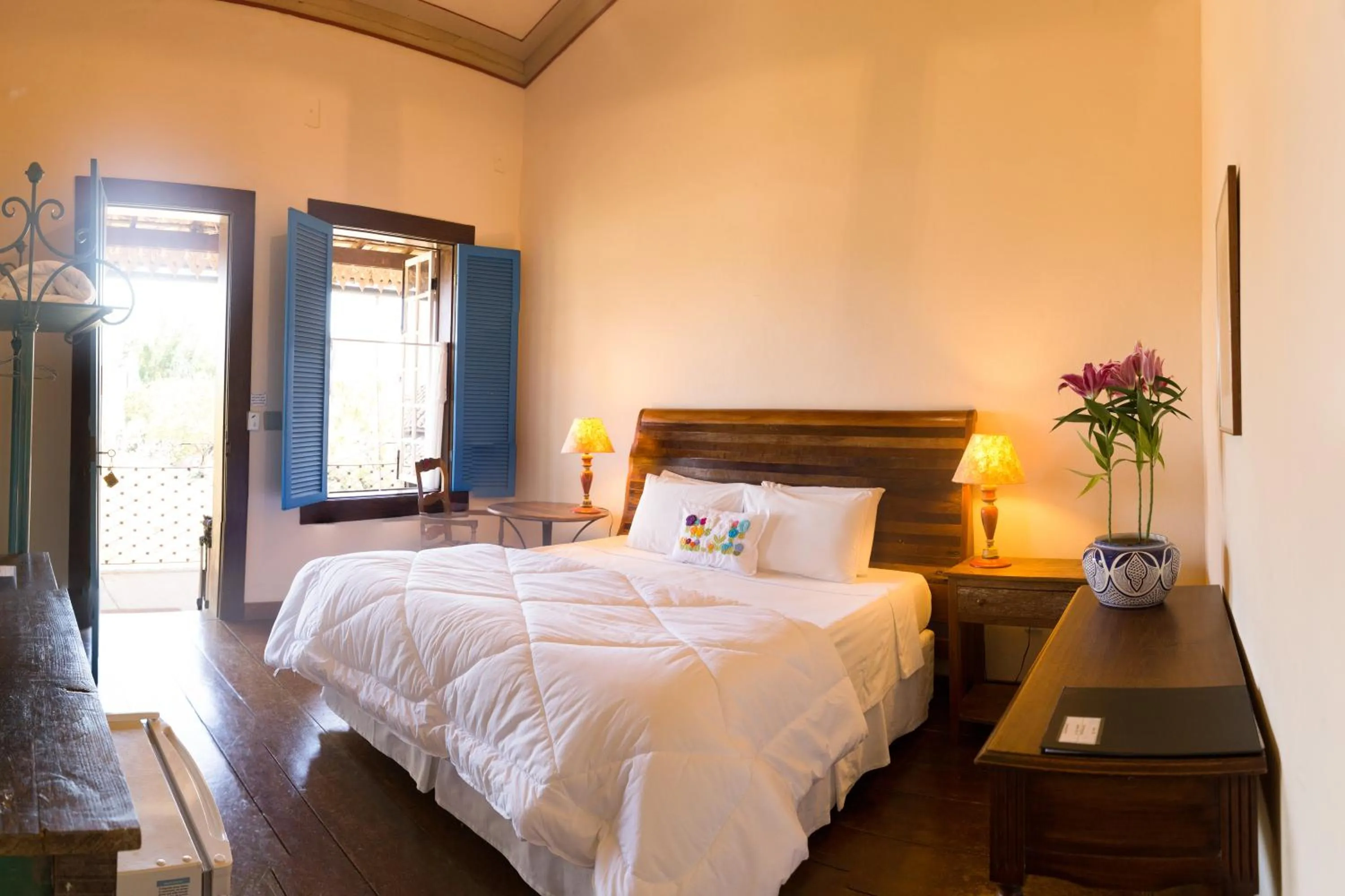 Bed in Pousada Paço do Lavradio