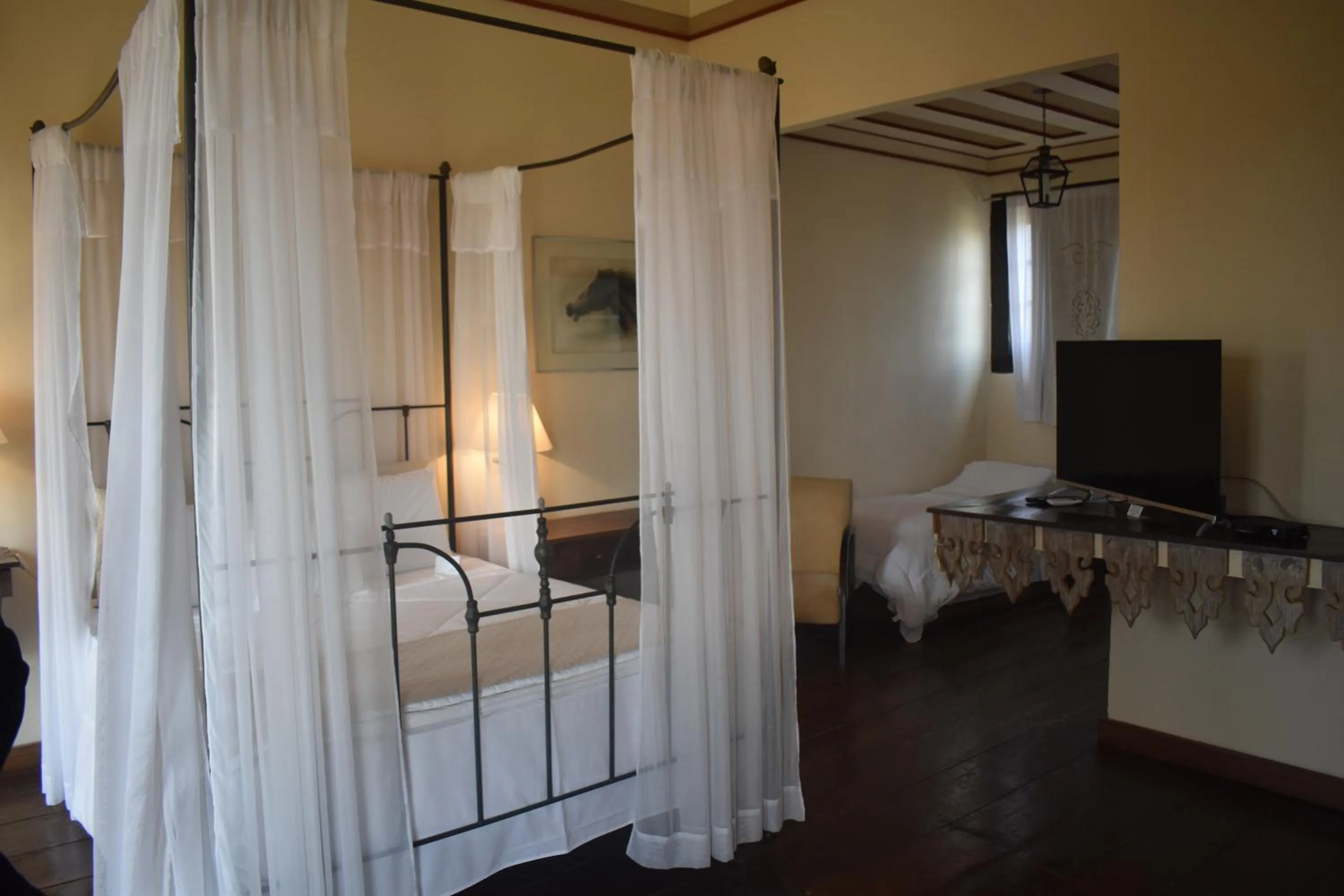 Bed in Pousada Paço do Lavradio