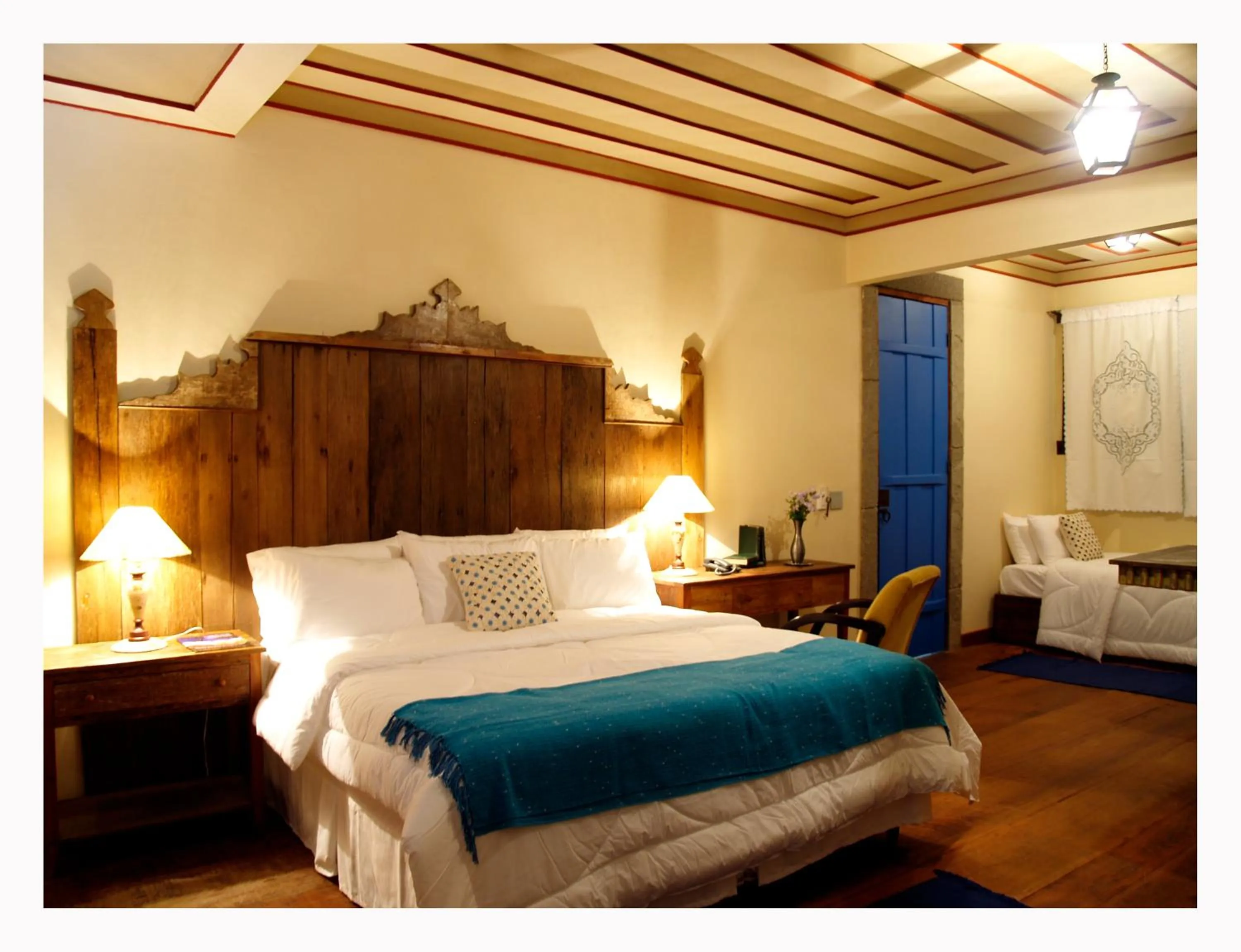 Bed in Pousada Paço do Lavradio