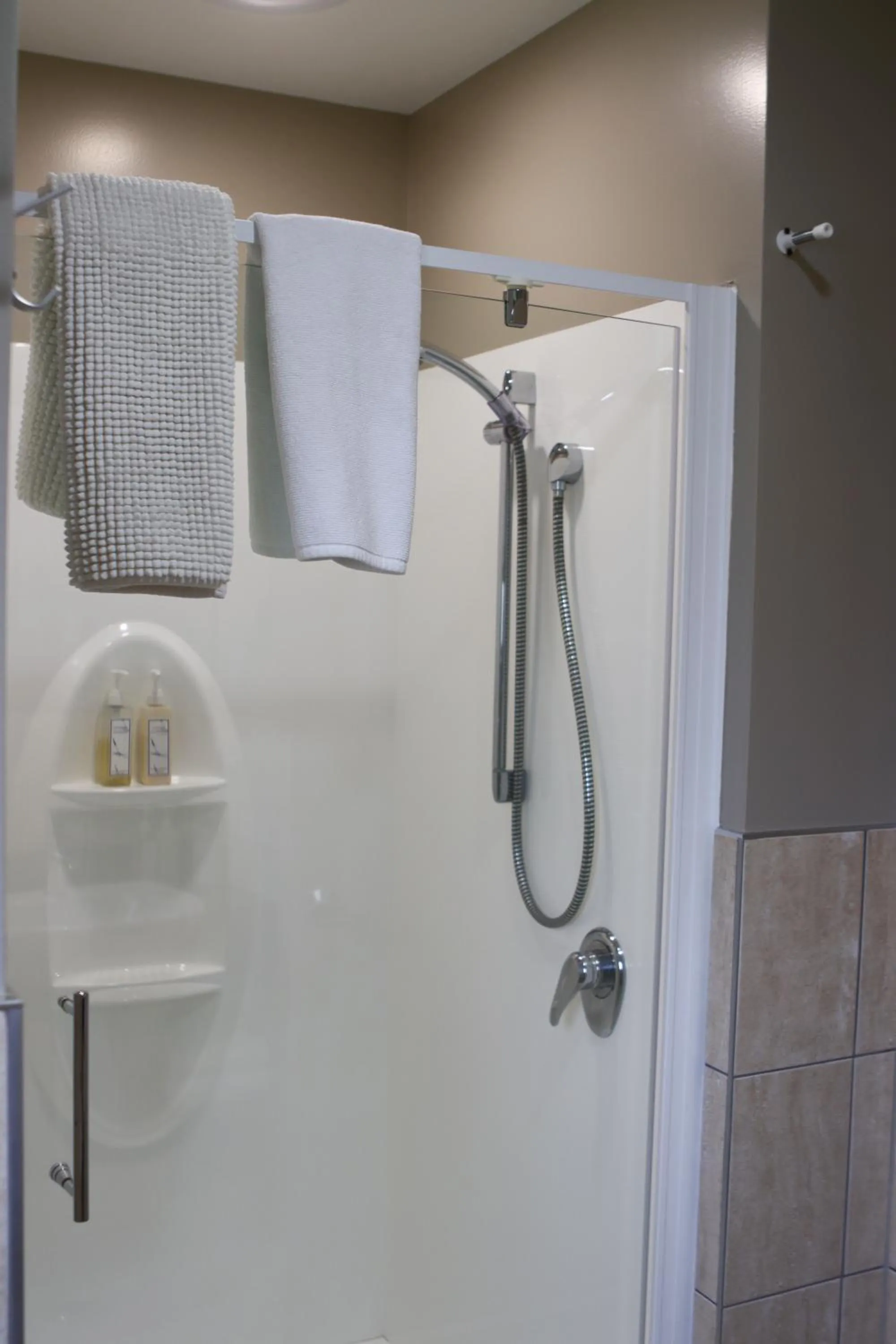 Shower in Blue Ridge Studios and Bed & Breakfast