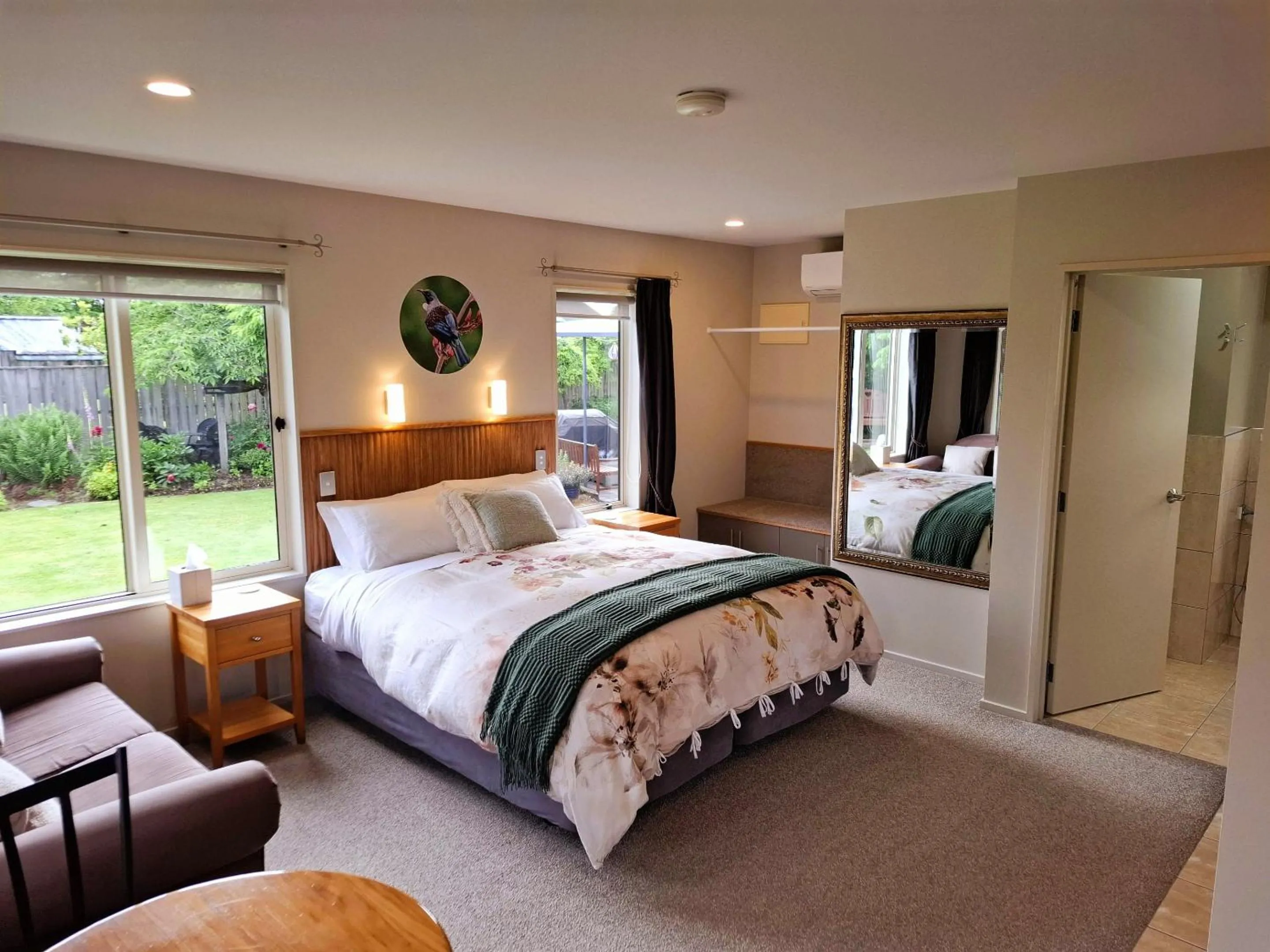 Bed in Blue Ridge Studios and Bed & Breakfast