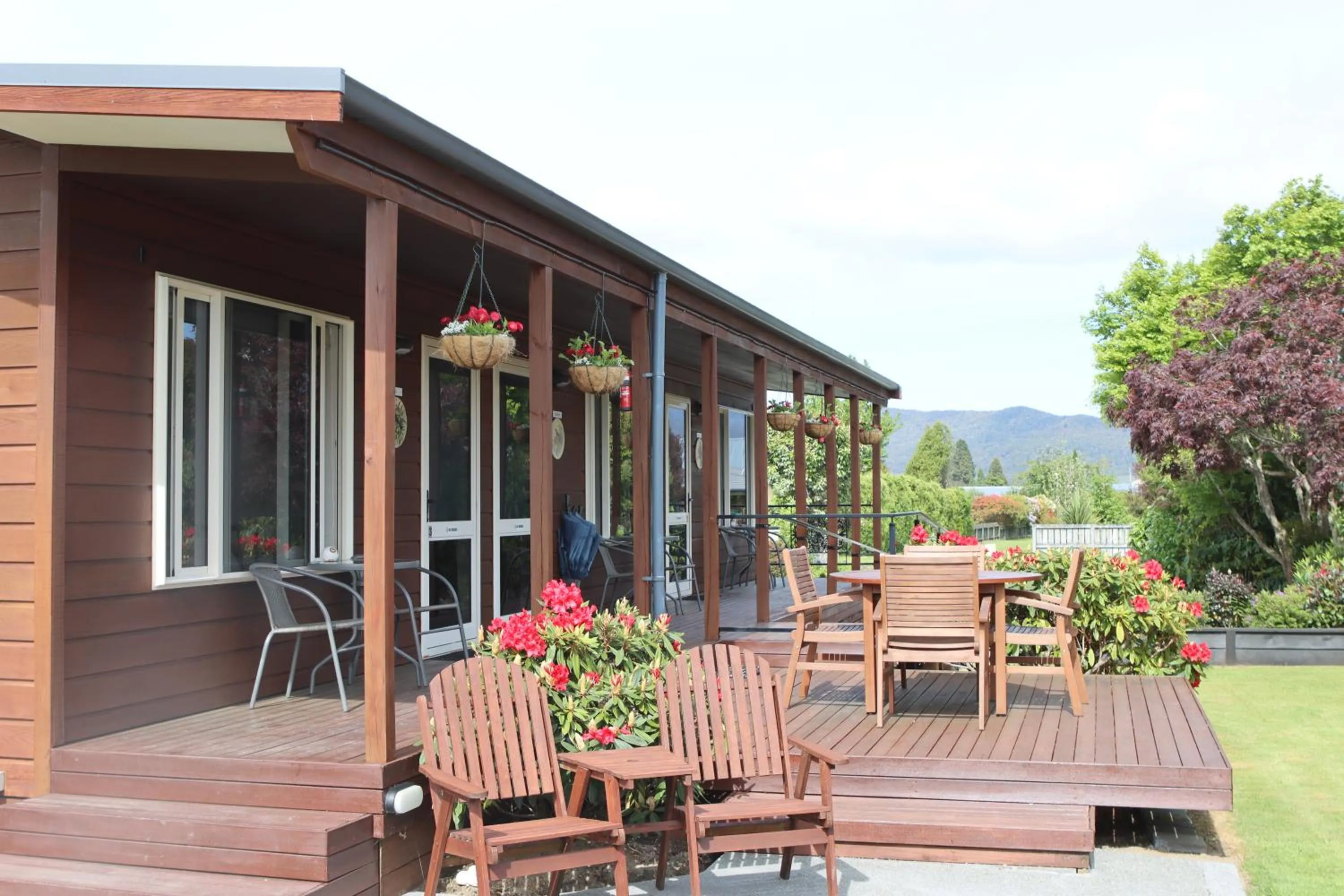 Patio in Blue Ridge Studios and Bed & Breakfast