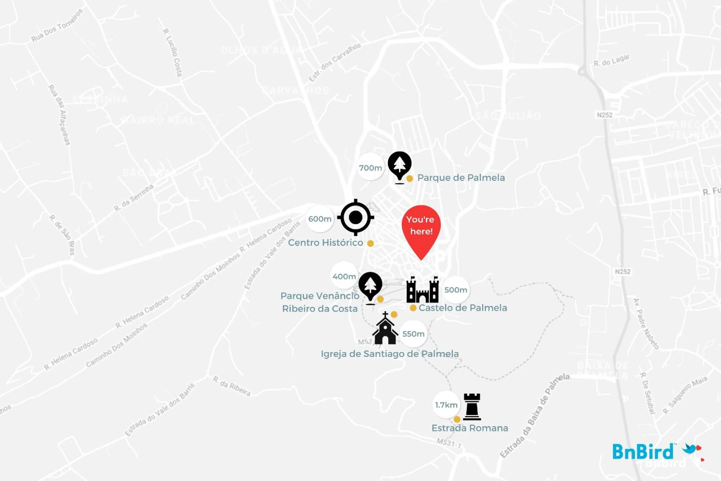 Nearby landmark in Porta da Arrábida Suites