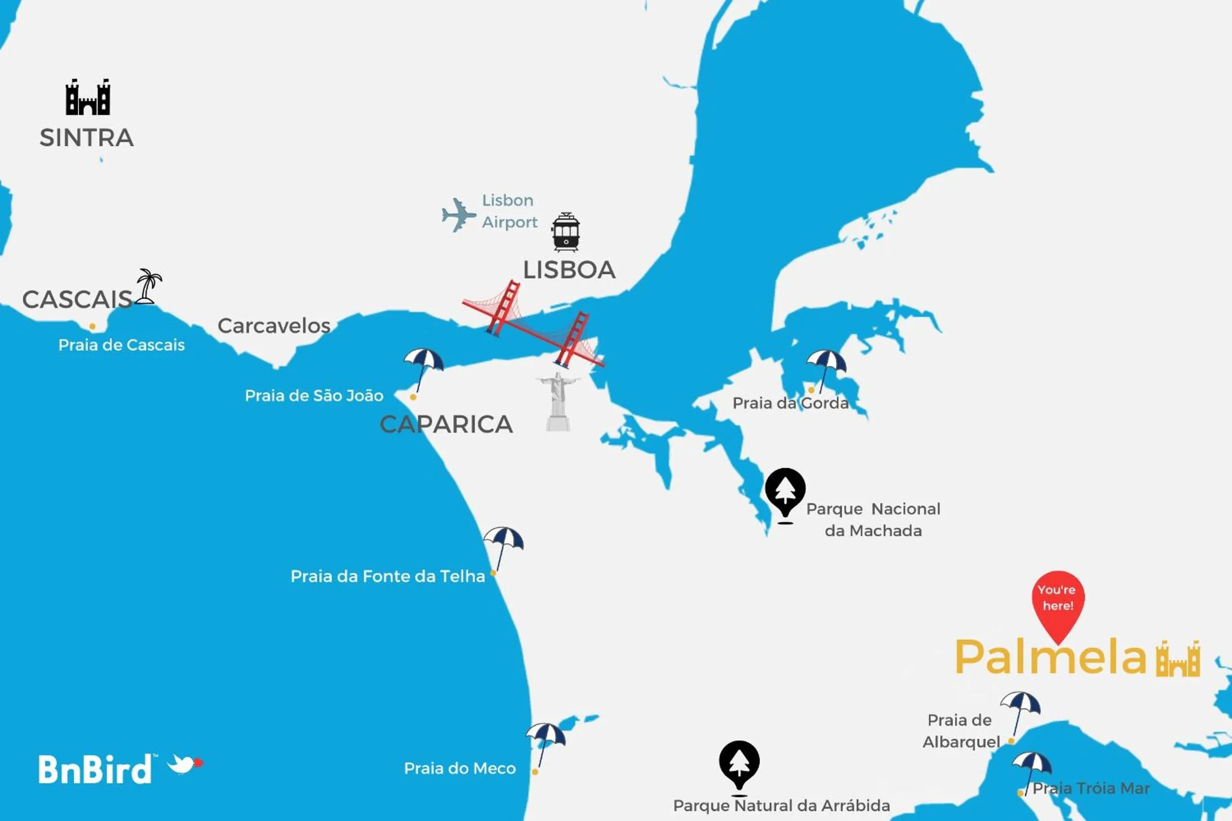 Nearby landmark in Porta da Arrábida Suites