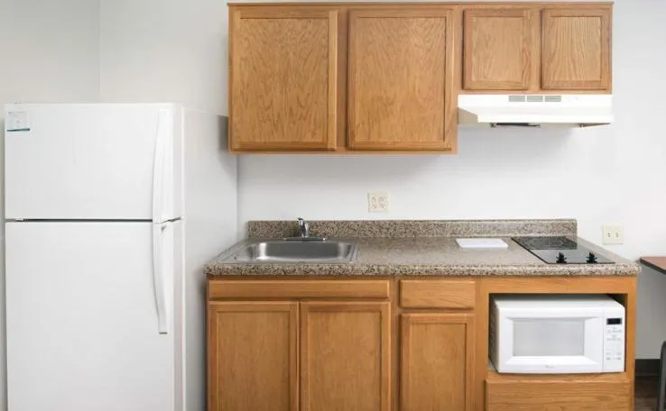Kitchen or kitchenette in WoodSpring Suites Allentown Bethlehem