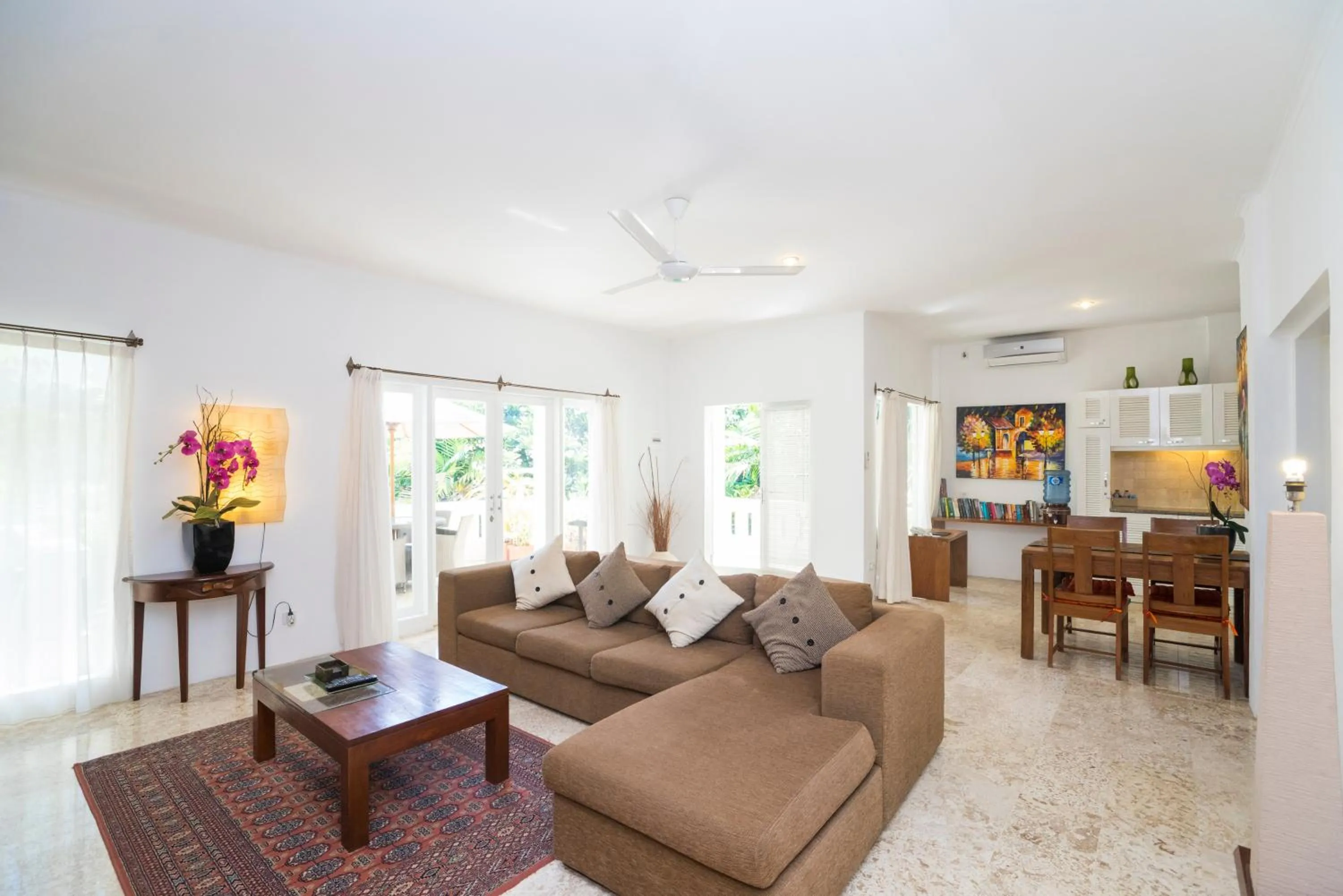 Living room in Beach Melati Apartments