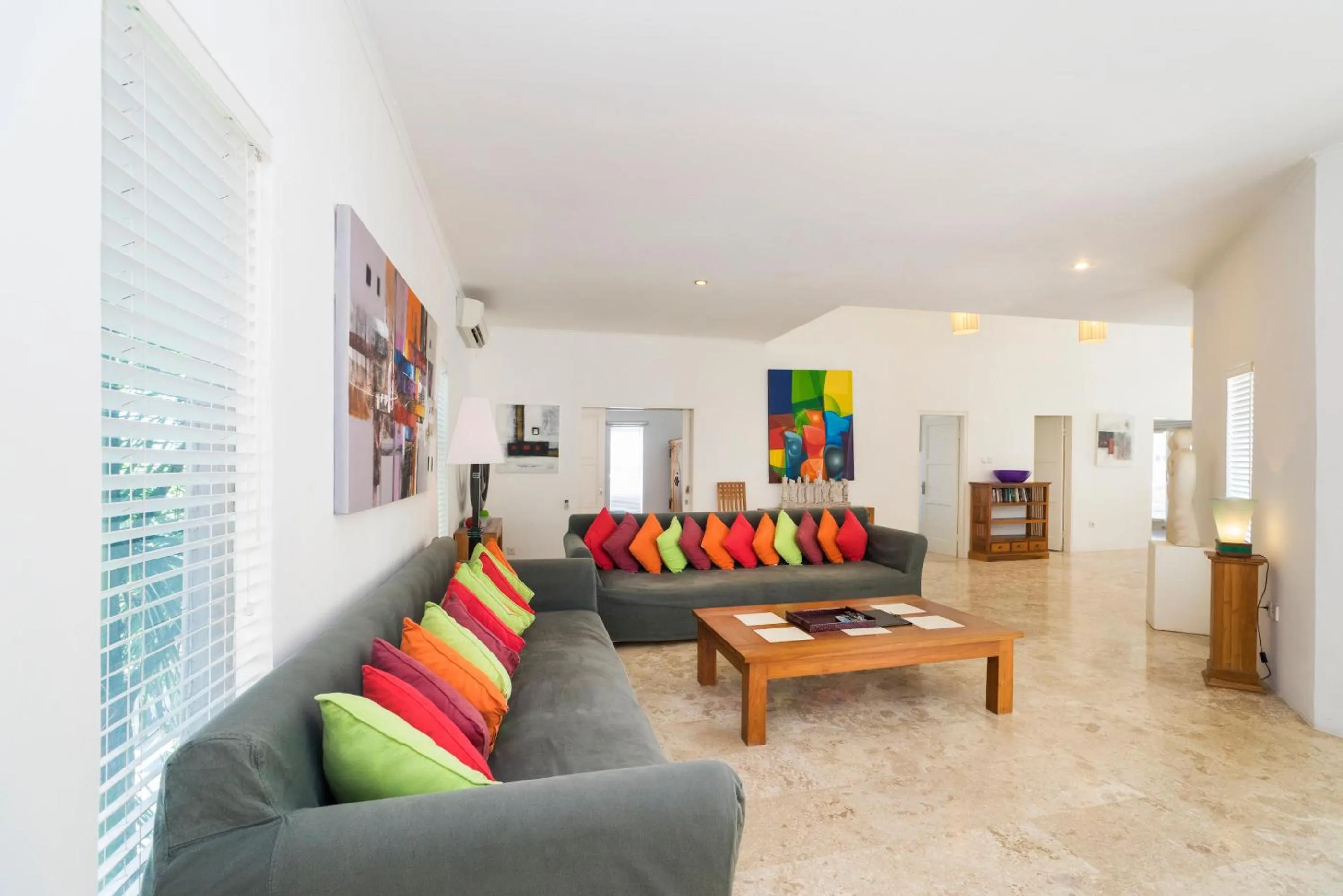 Living room in Beach Melati Apartments