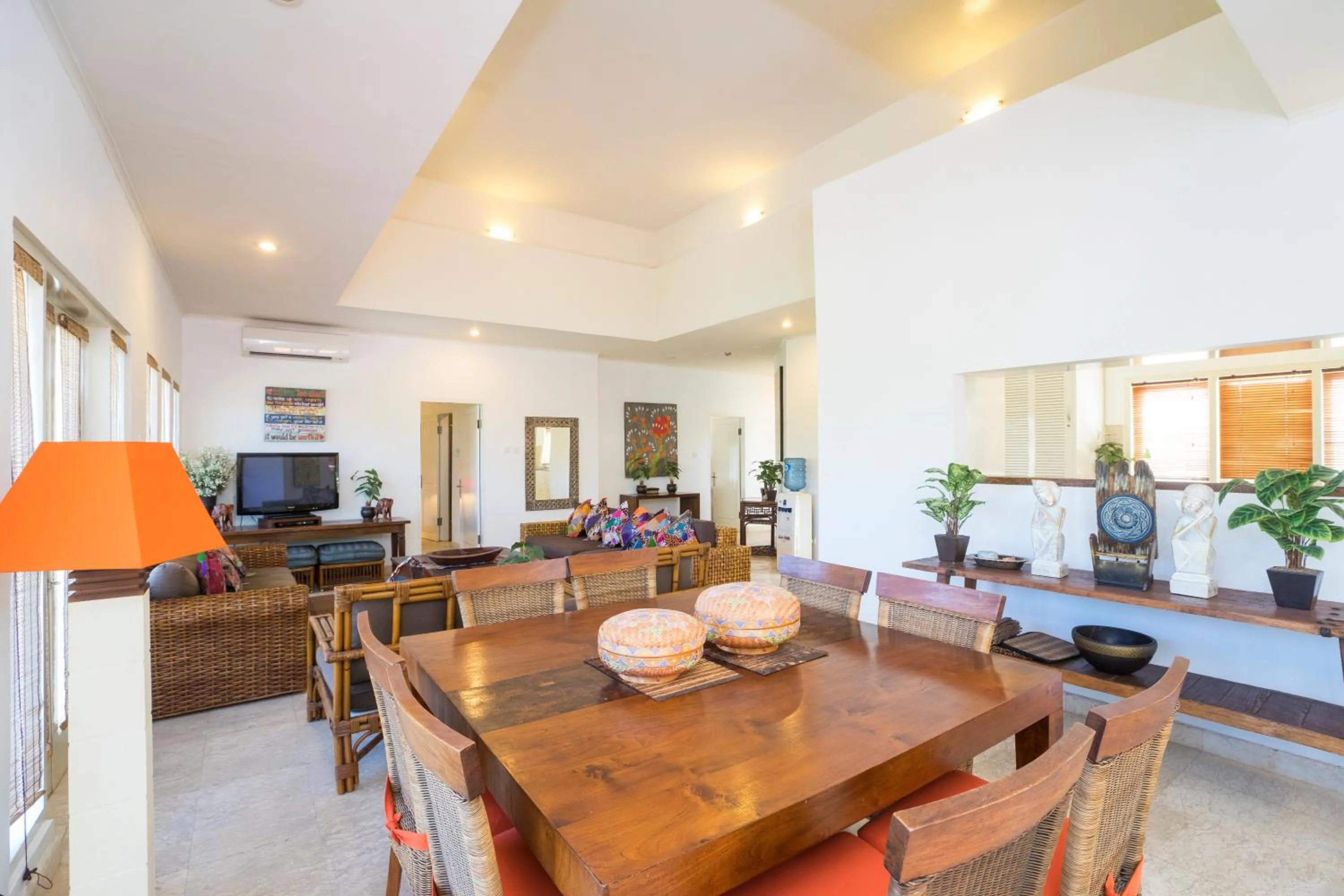 Living room in Beach Melati Apartments