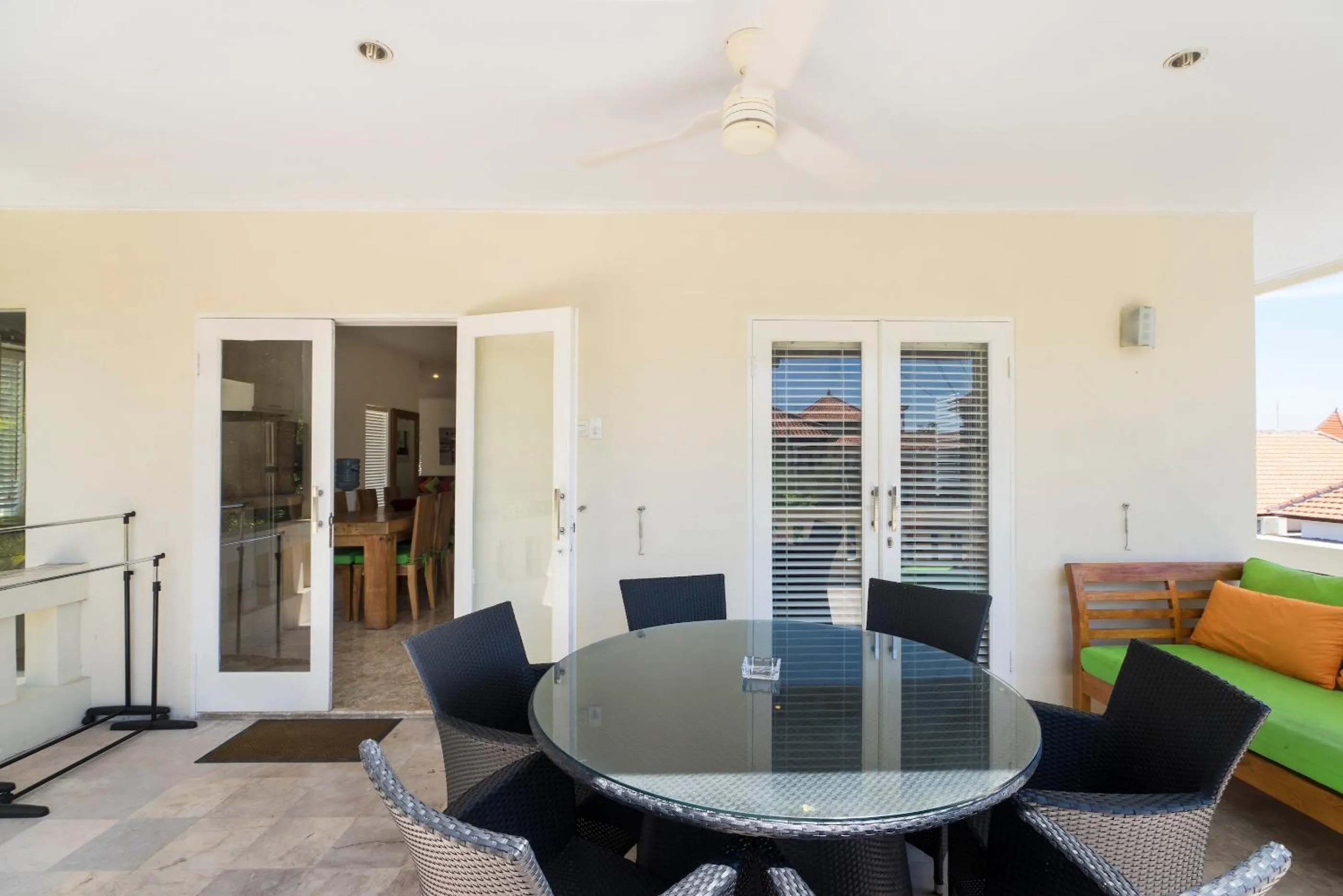 Patio in Beach Melati Apartments