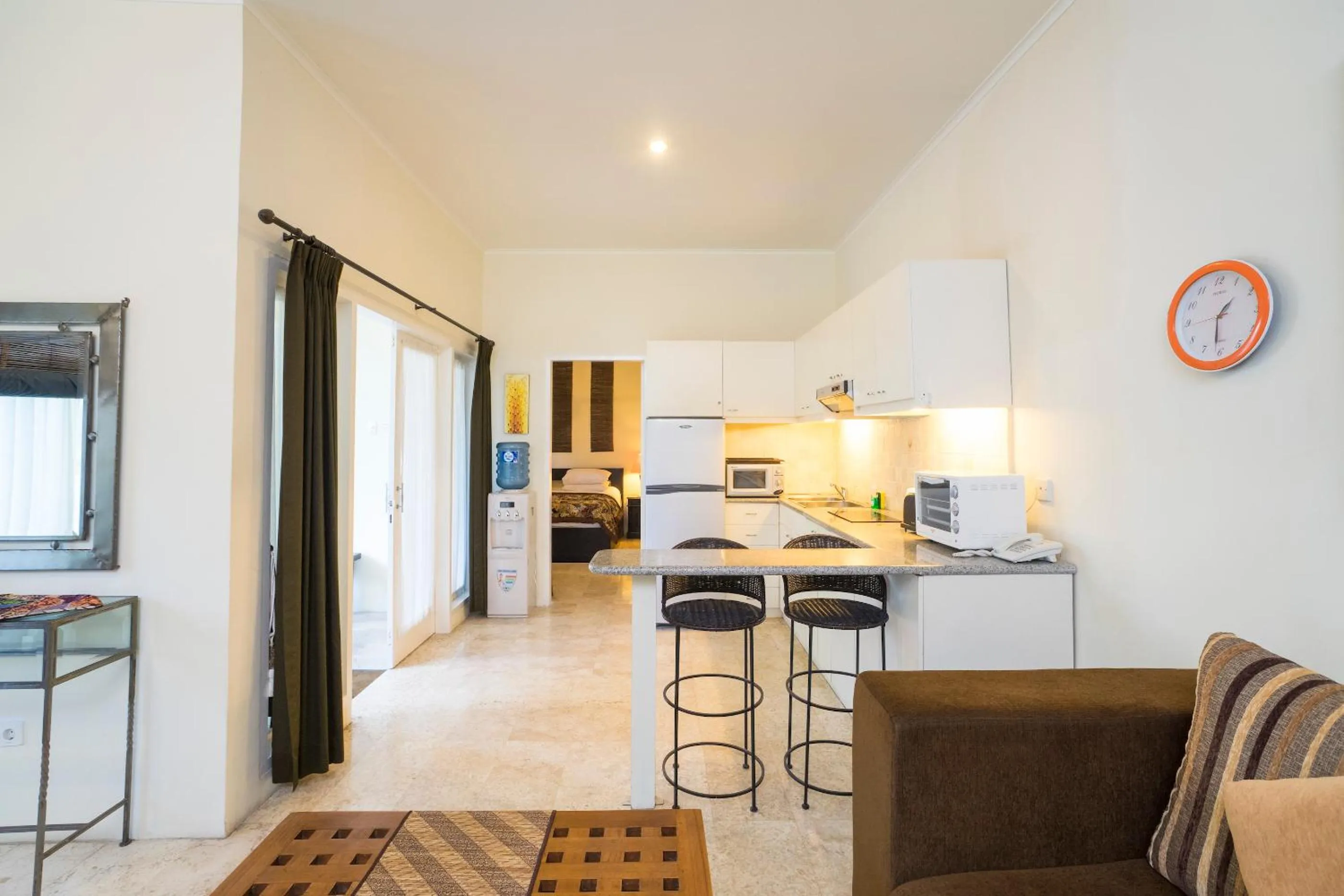 Living room in Beach Melati Apartments