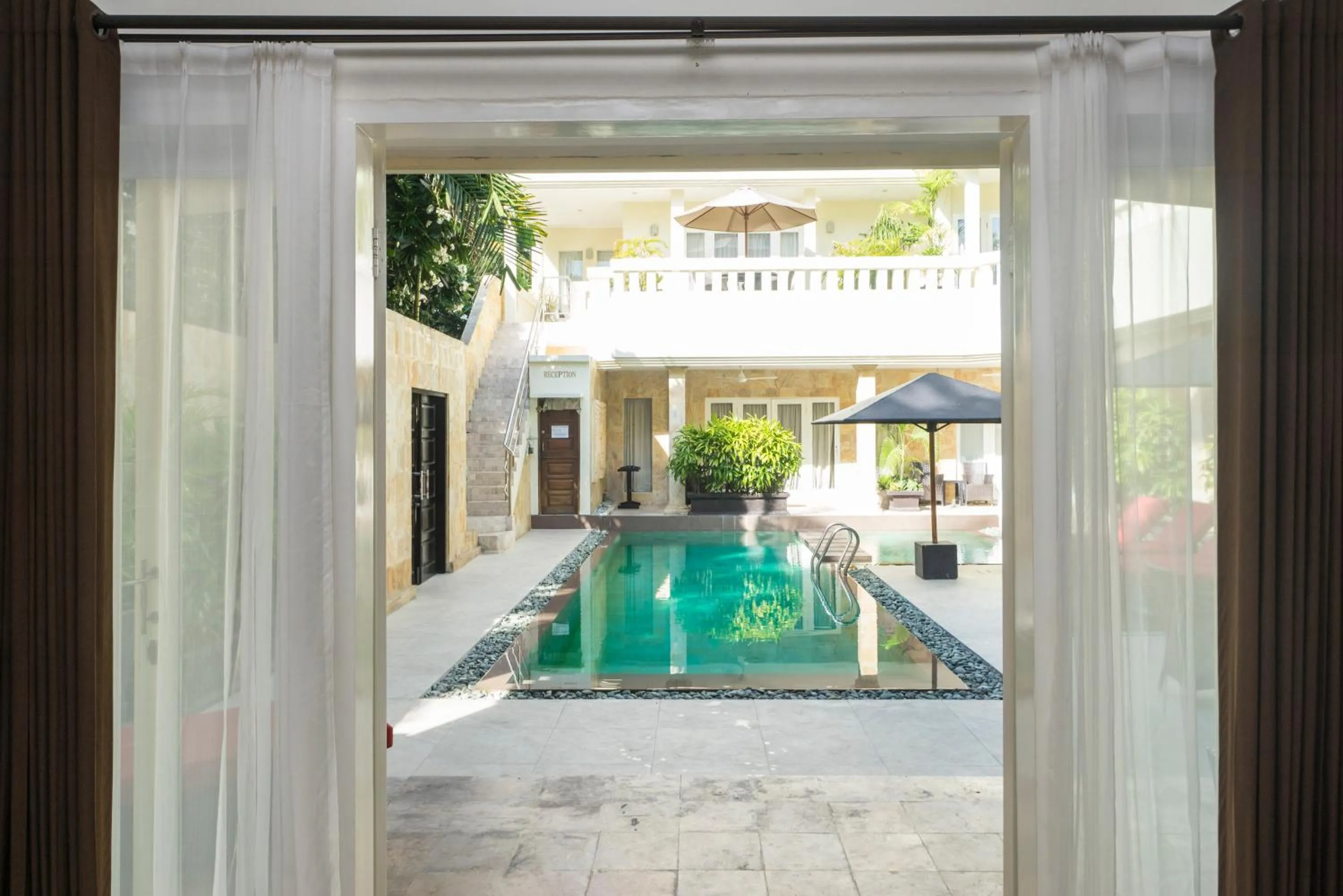 Balcony/Terrace in Beach Melati Apartments