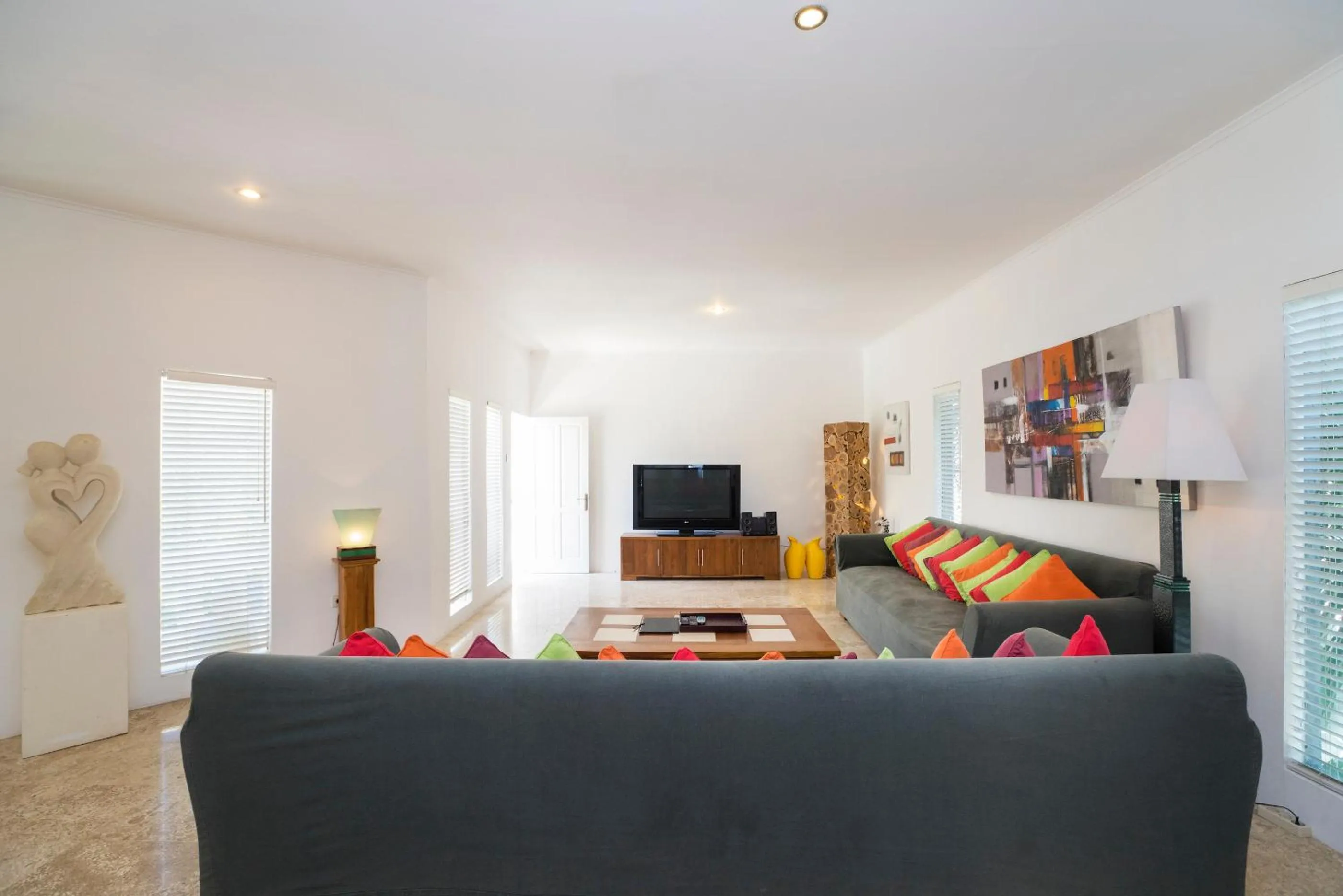 Living room in Beach Melati Apartments