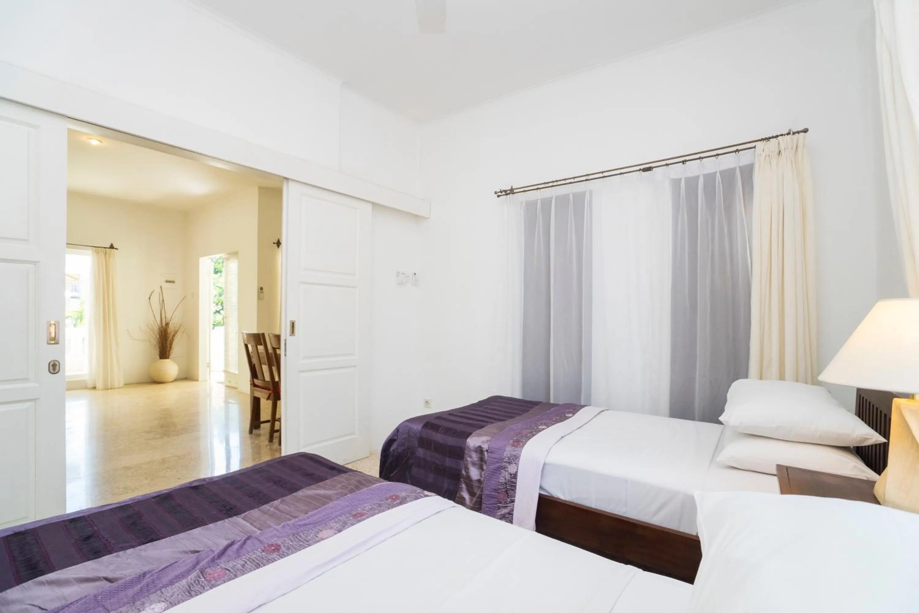 Bedroom, Bed in Beach Melati Apartments