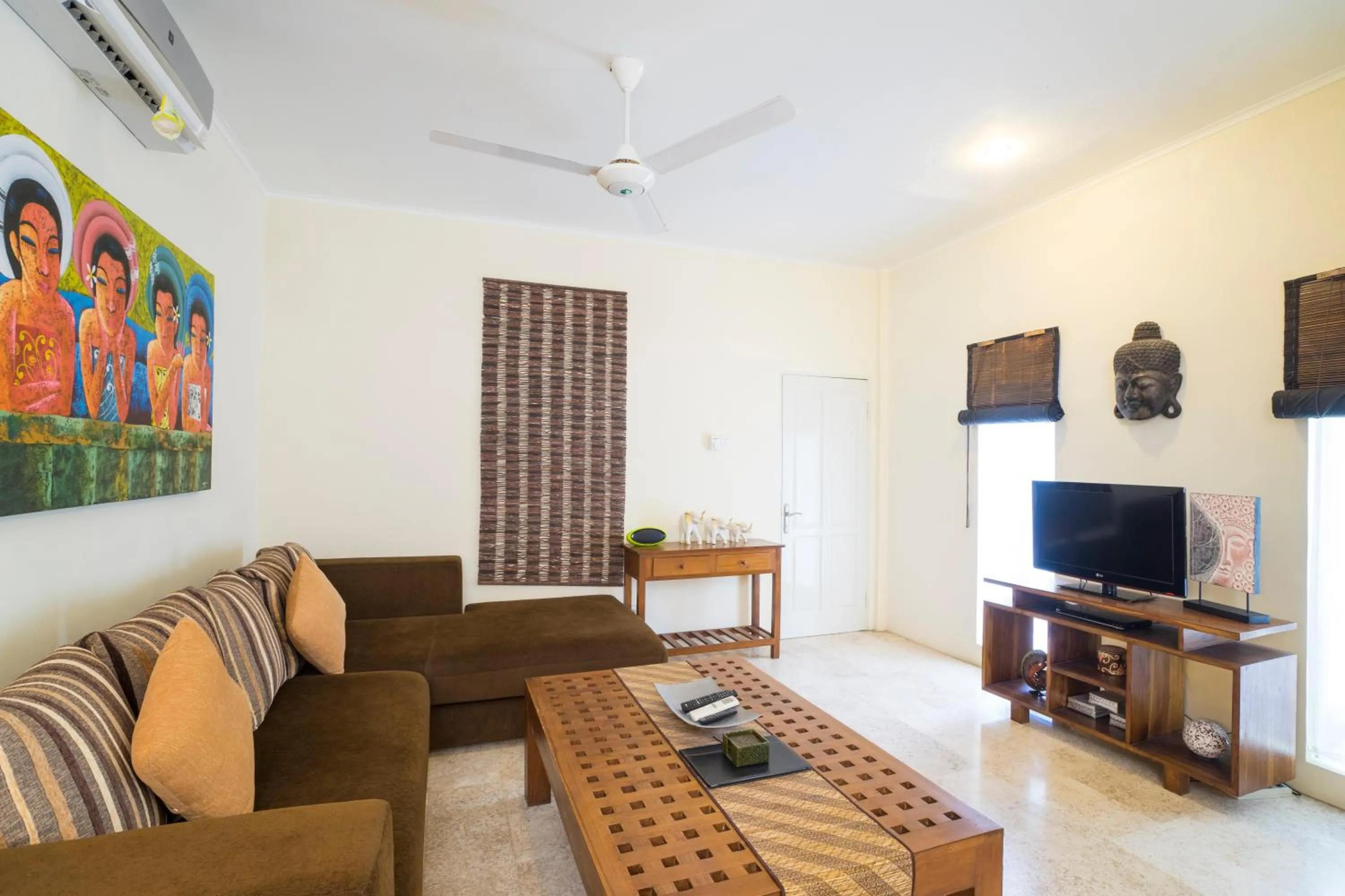 Living room in Beach Melati Apartments
